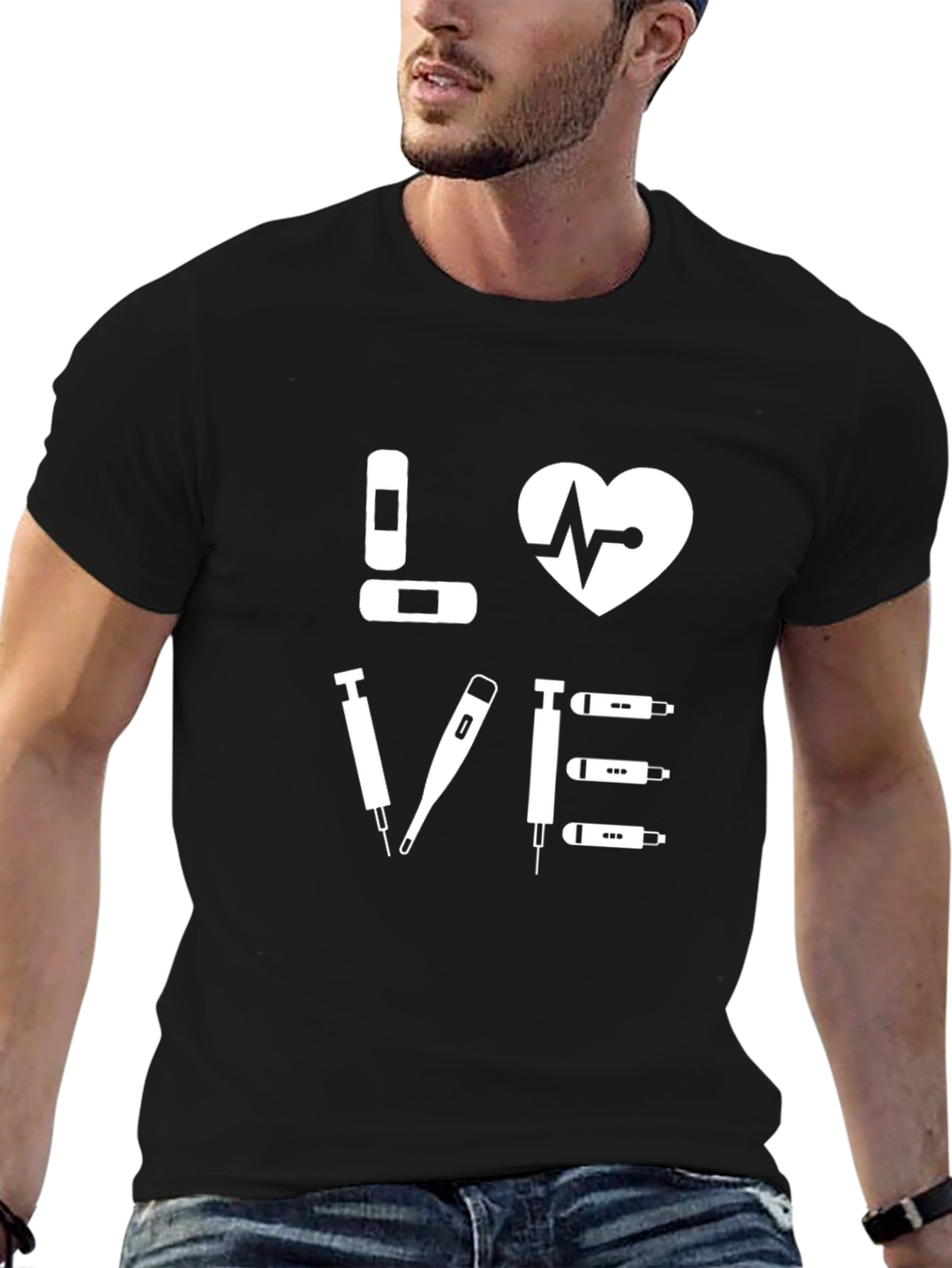 Love Healthcare T-Shirt - Medical Profession Tee