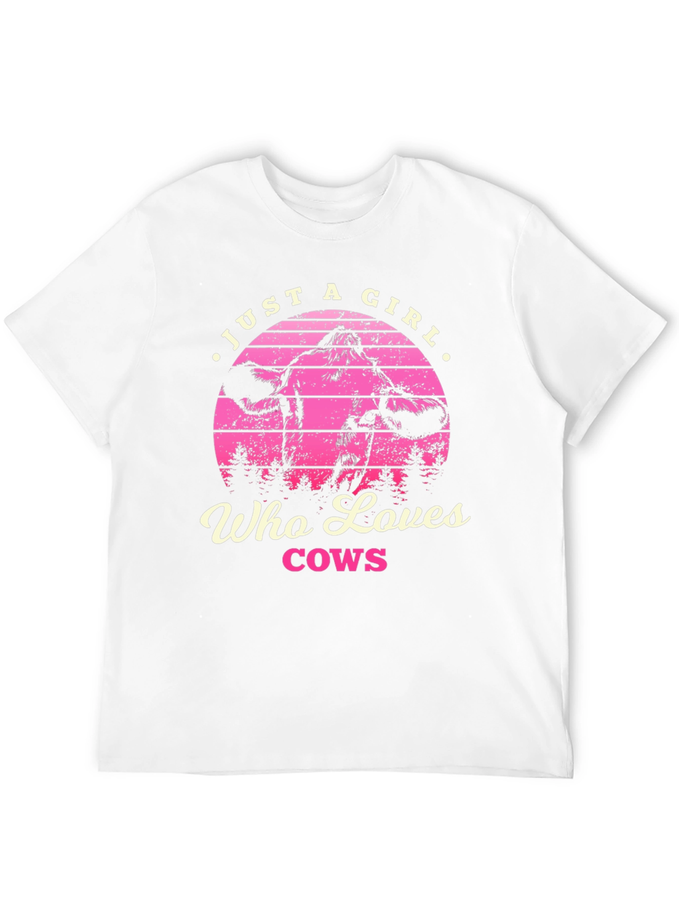 Just a Girl Who Loves Cows T-Shirt