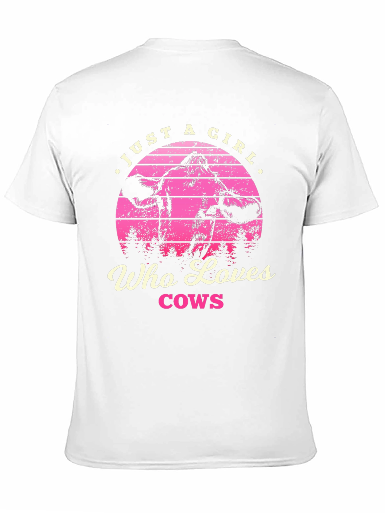 Just a Girl Who Loves Cows T-Shirt
