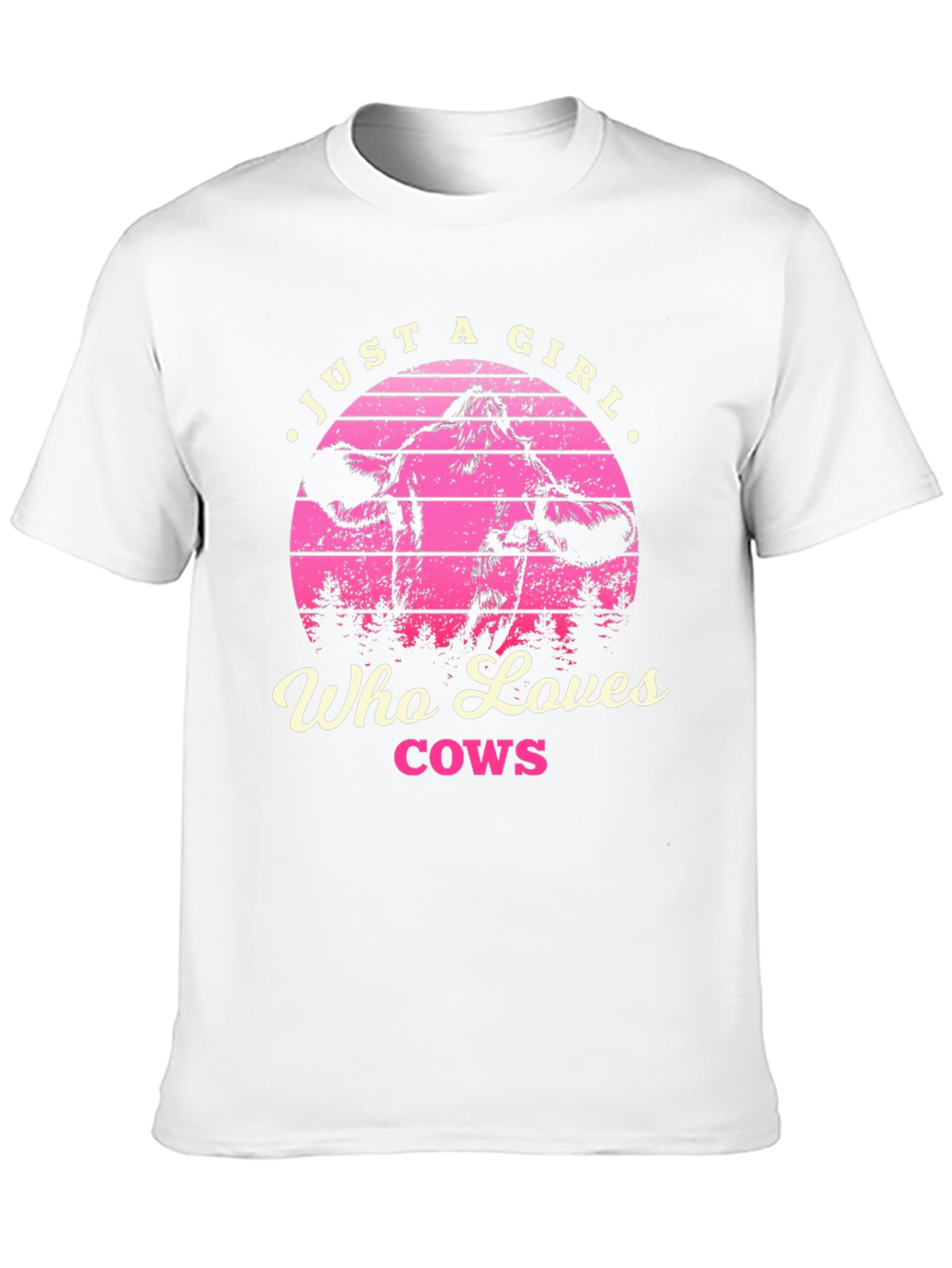 Just a Girl Who Loves Cows T-Shirt