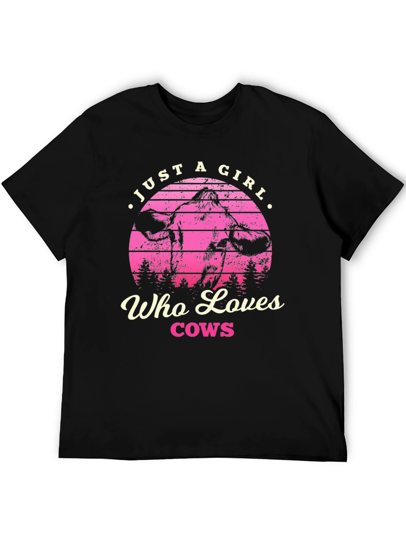 Just a Girl Who Loves Cows T-Shirt