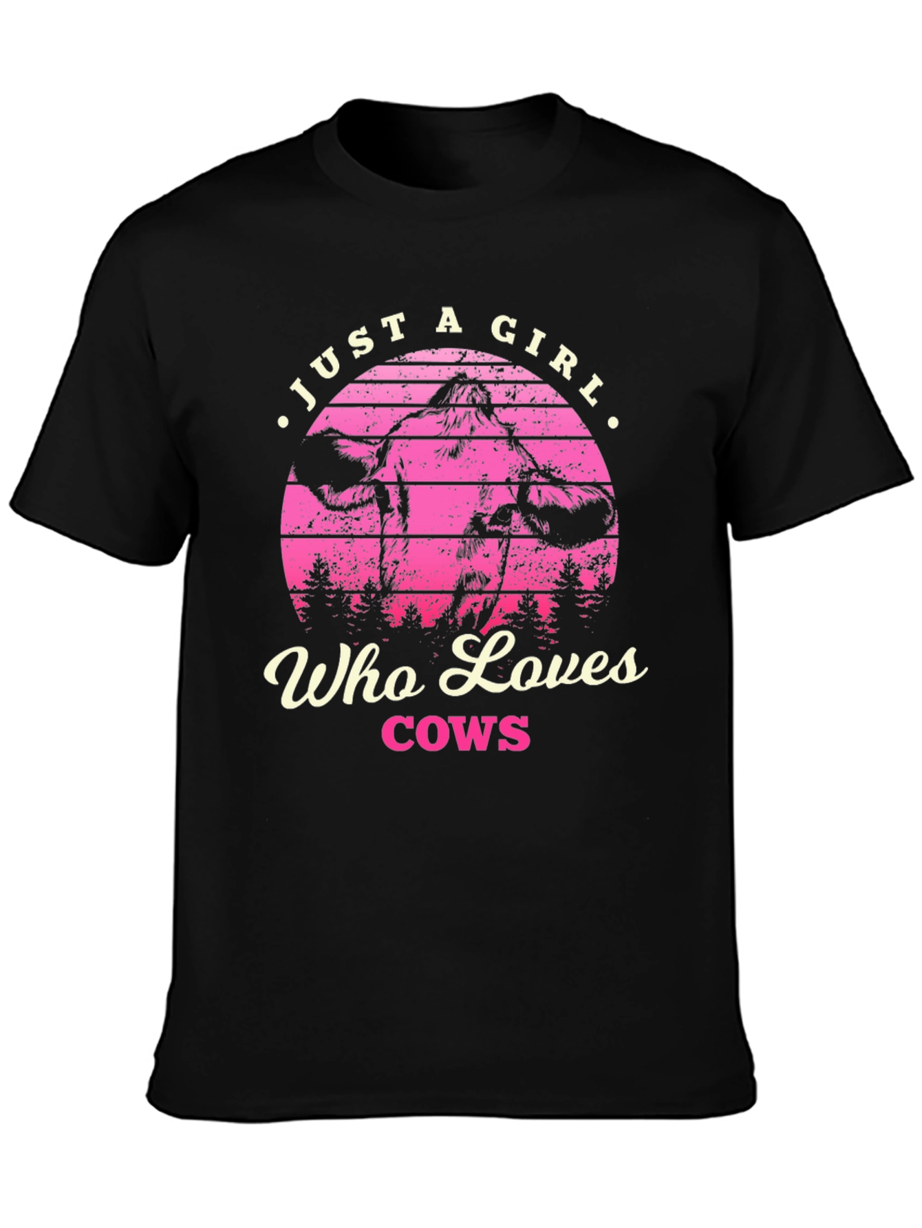 Just a Girl Who Loves Cows T-Shirt