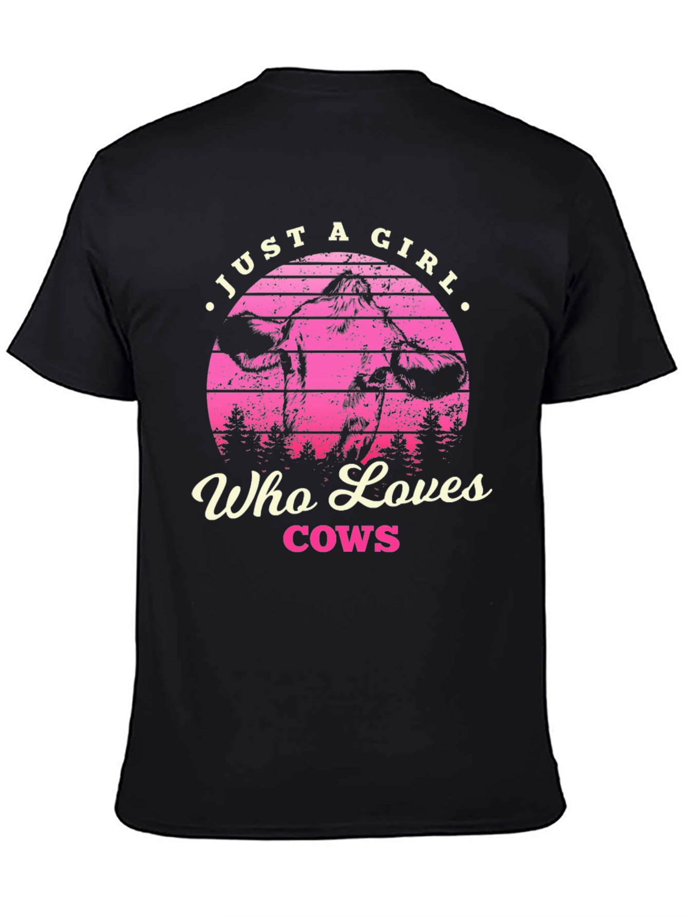 Just a Girl Who Loves Cows T-Shirt