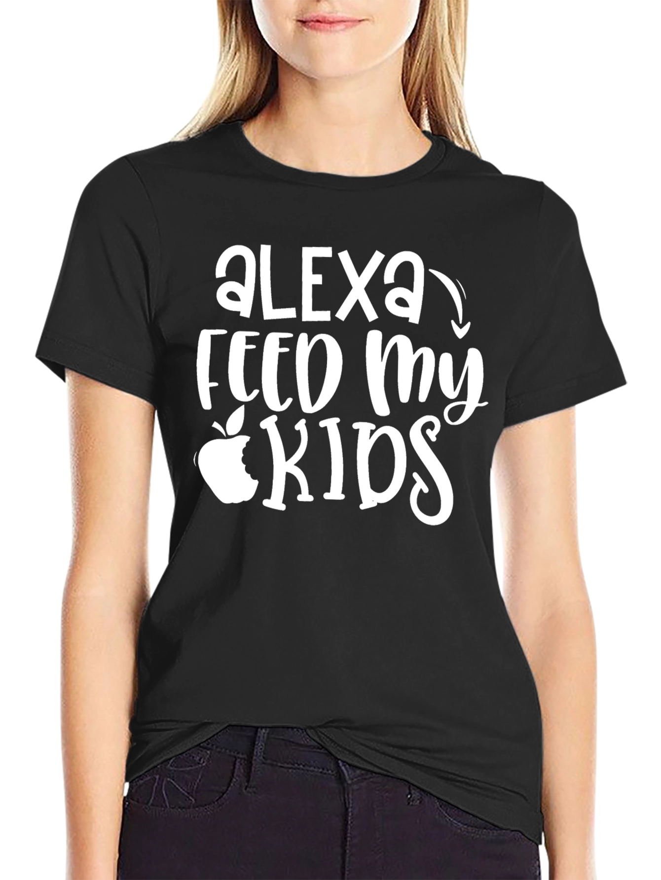 Alexa Feed My Kids Graphic T-Shirt