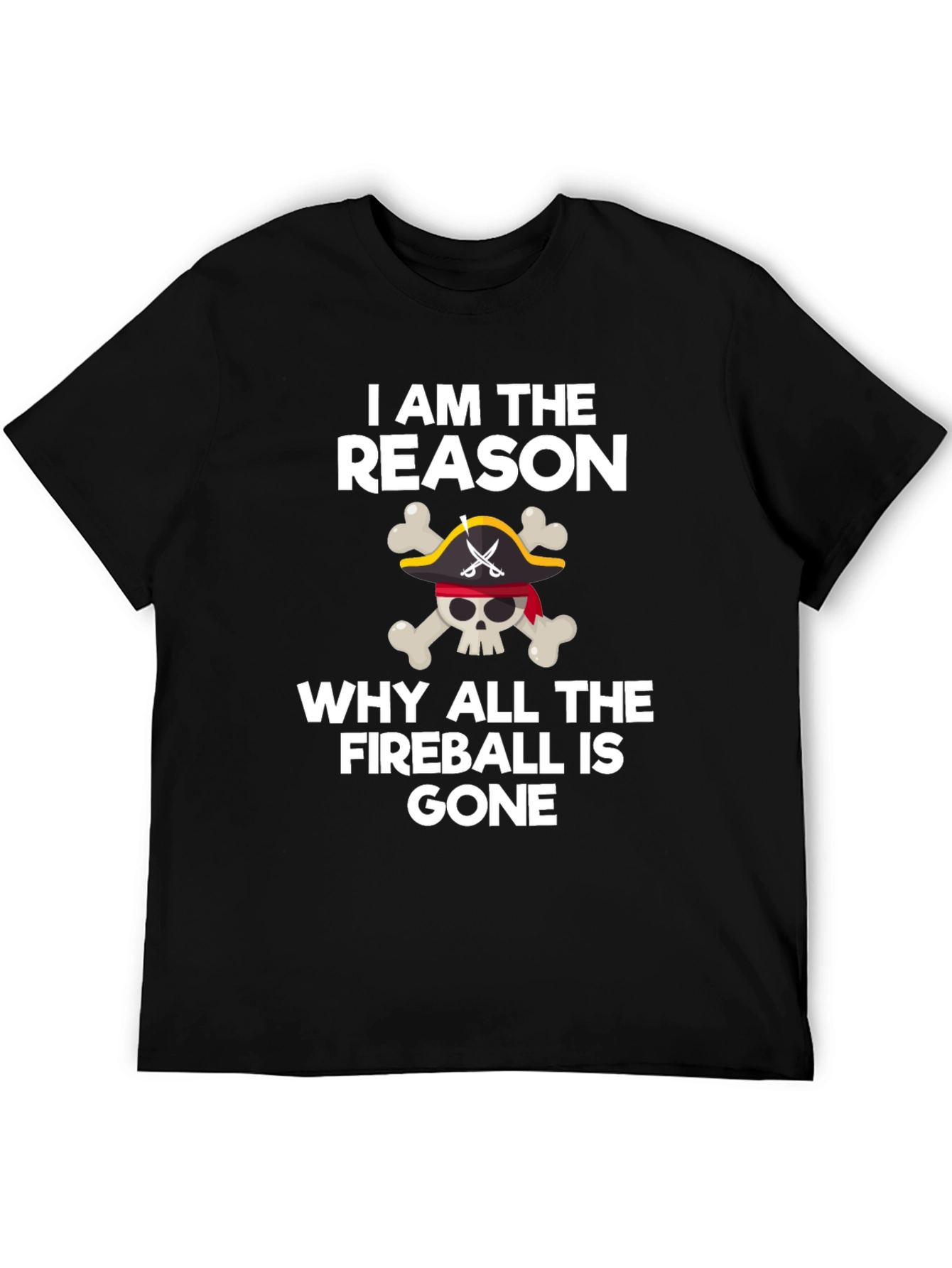Fireball Gone Skull T-Shirt