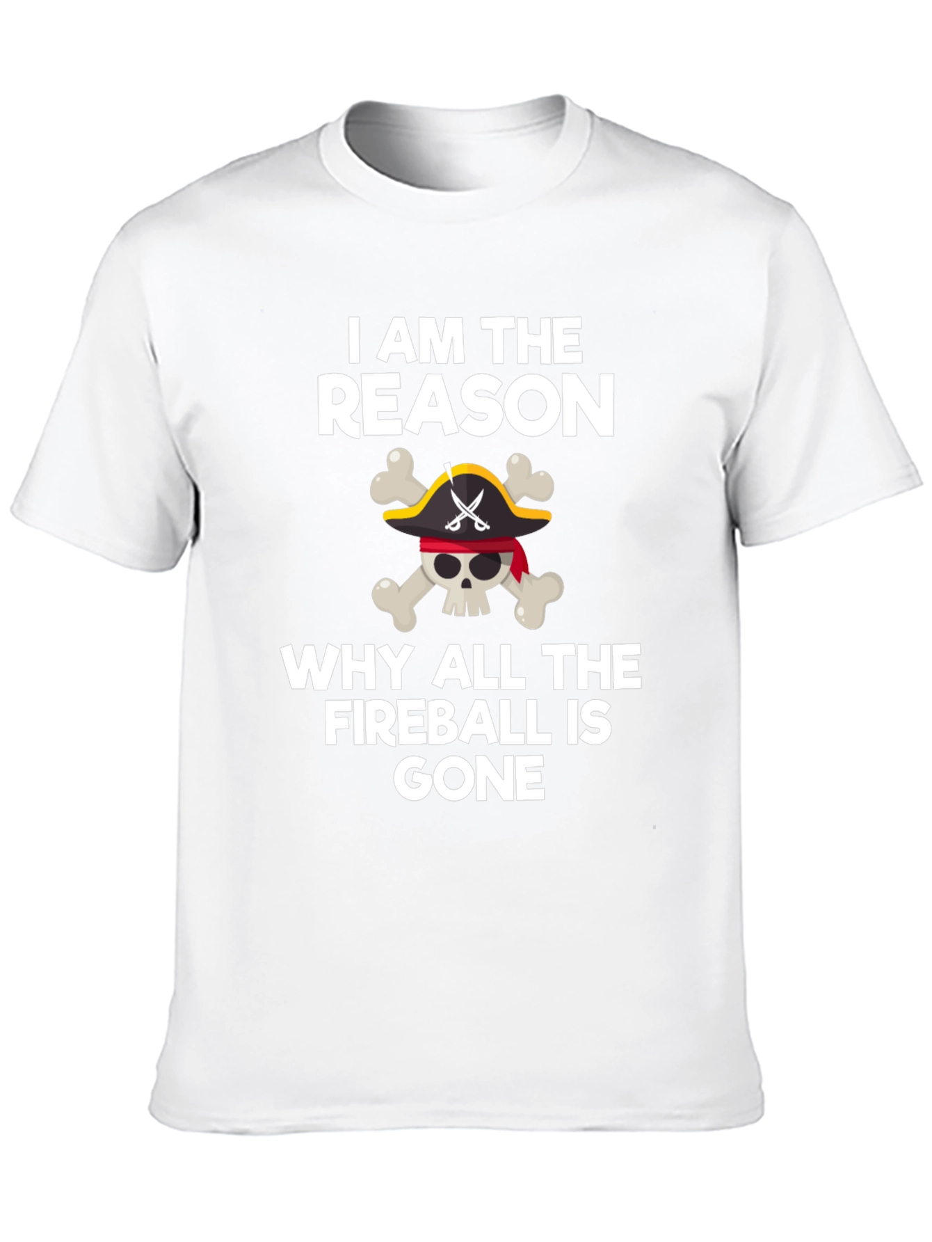 Fireball Gone Skull T-Shirt