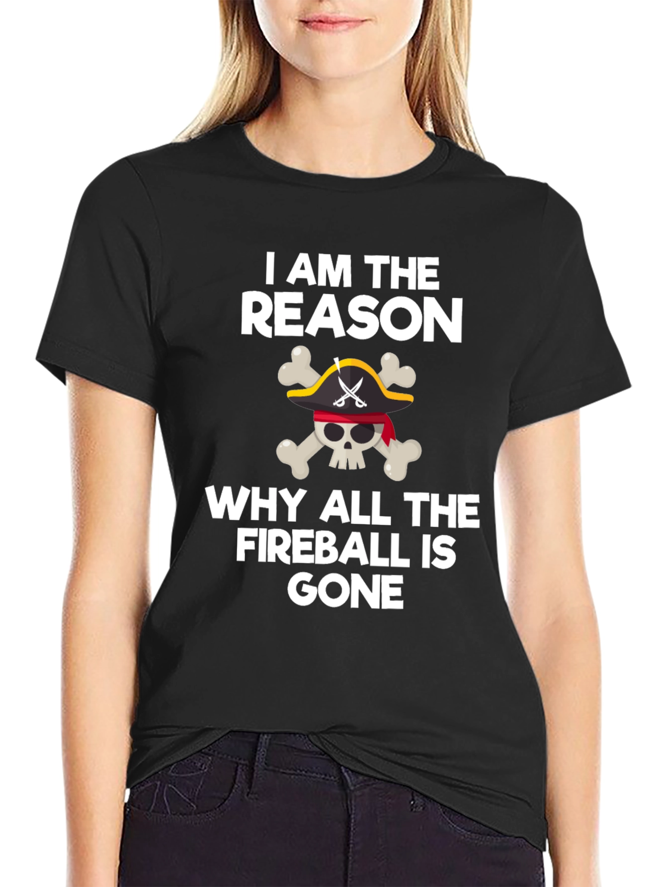 Fireball Gone Skull T-Shirt