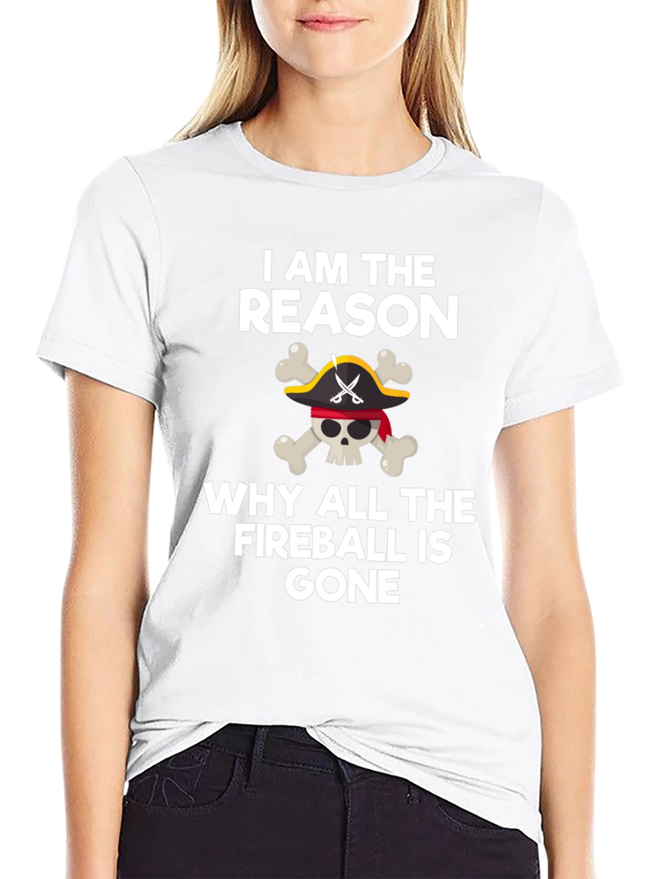 Fireball Gone Skull T-Shirt