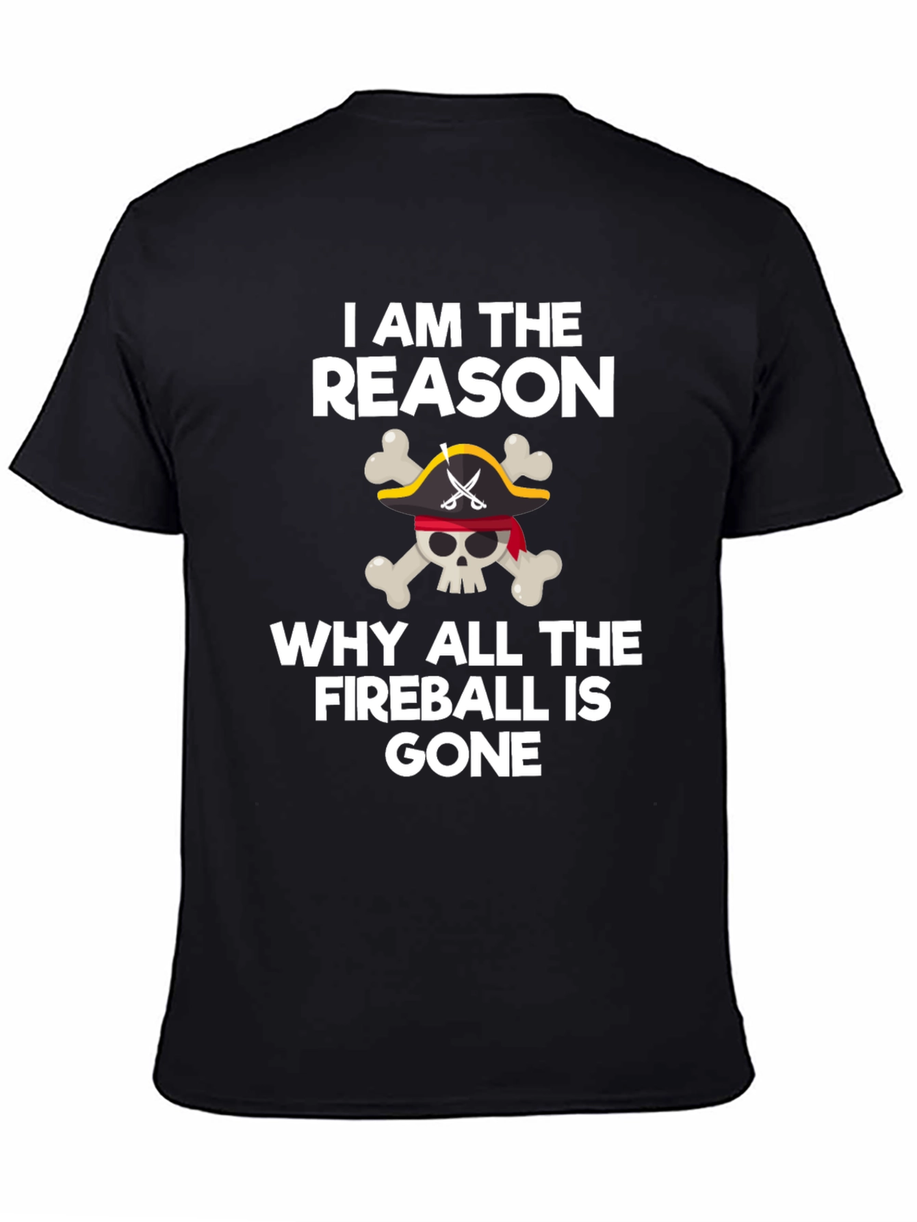 Fireball Gone Skull T-Shirt