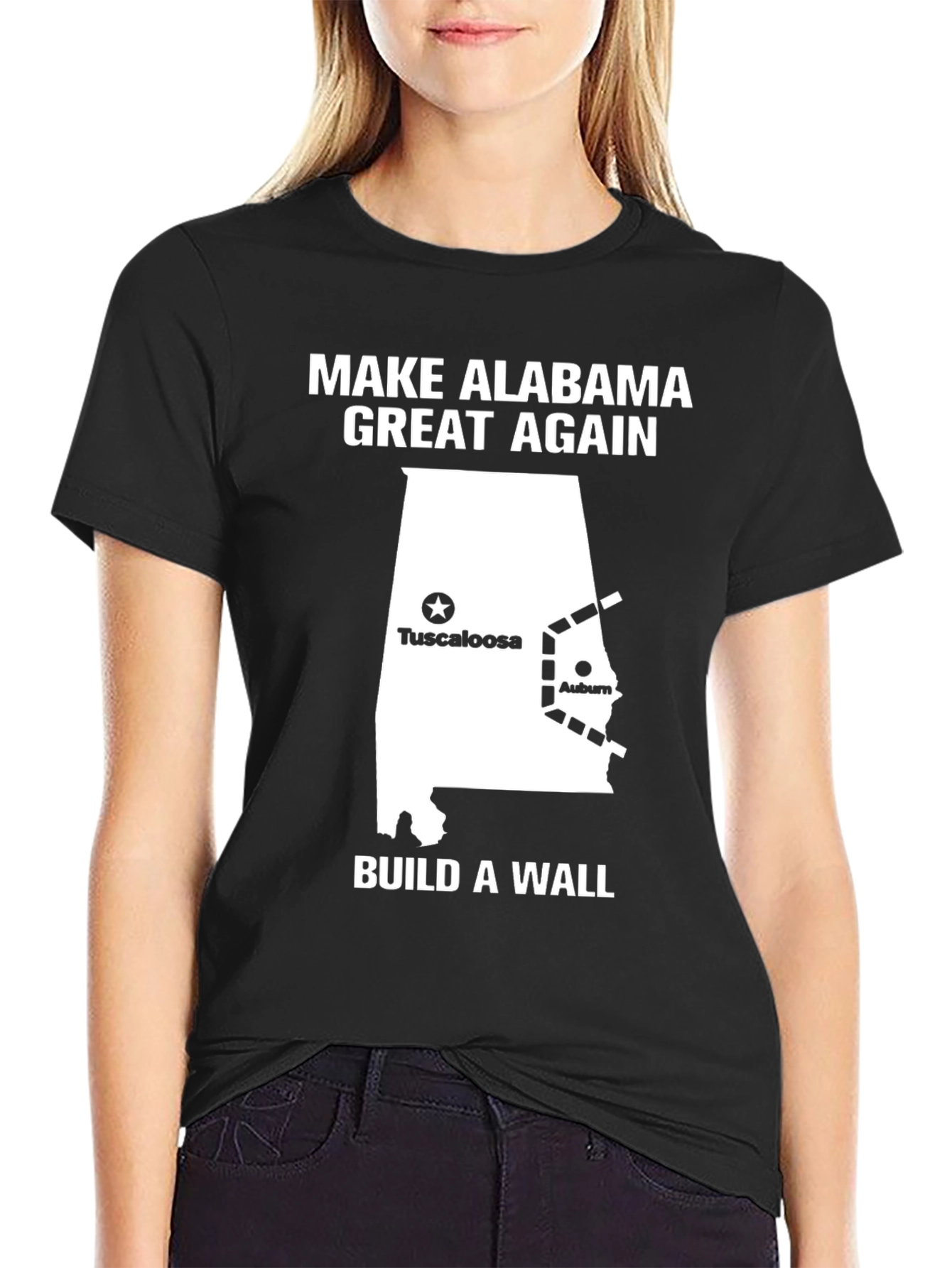 Make Alabama Great Again T-Shirt - Build A Wall