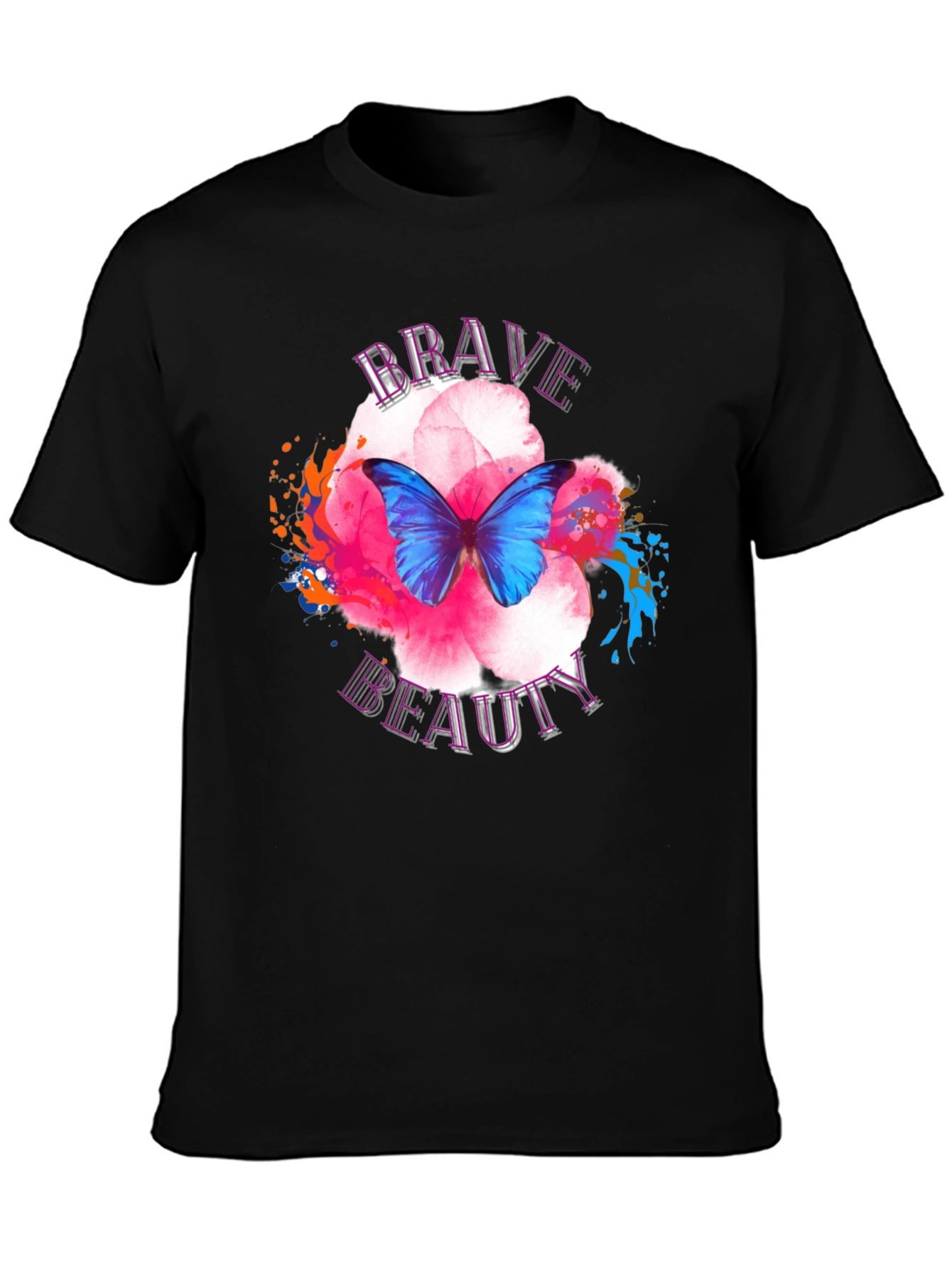 Brave Beauty Butterfly Graphic T-Shirt