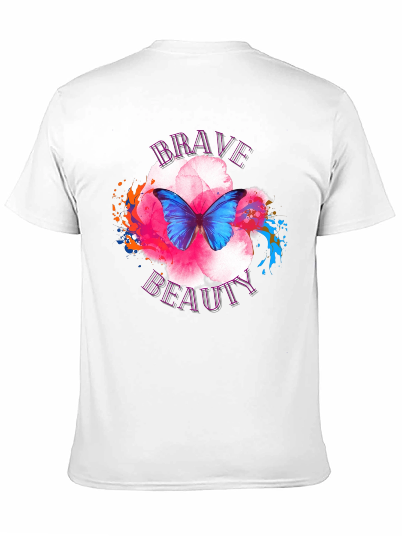 Brave Beauty Butterfly Graphic T-Shirt