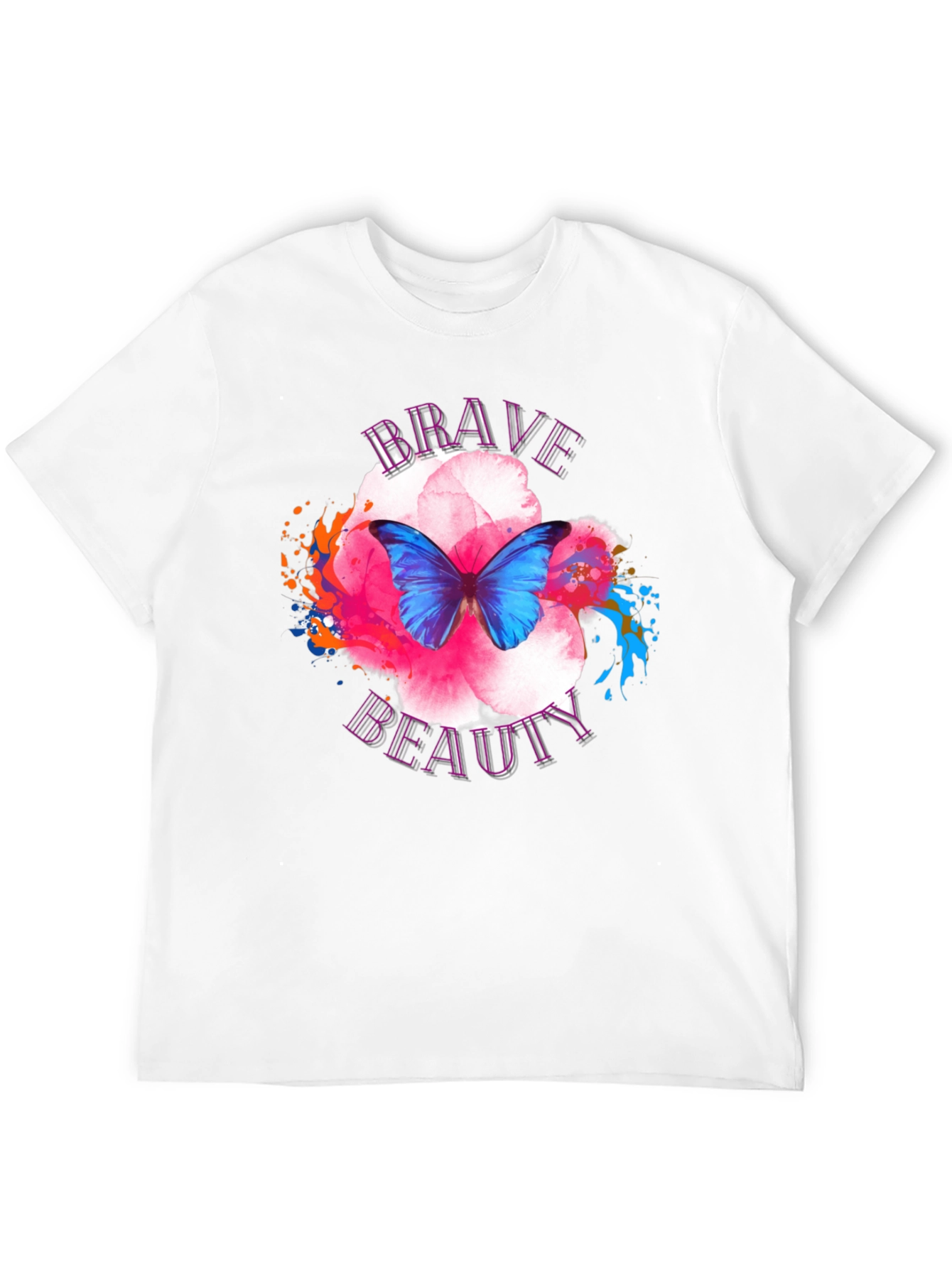 Brave Beauty Butterfly Graphic T-Shirt