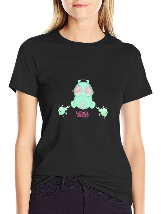 Game Over Gas Mask T-Shirt - Level 2020
