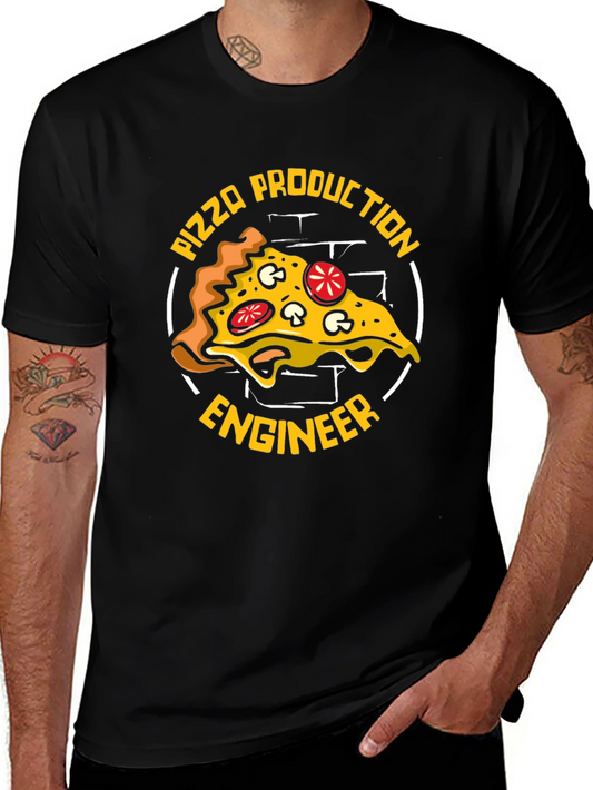 Pizza Production Engineer Graphic T-Shirt