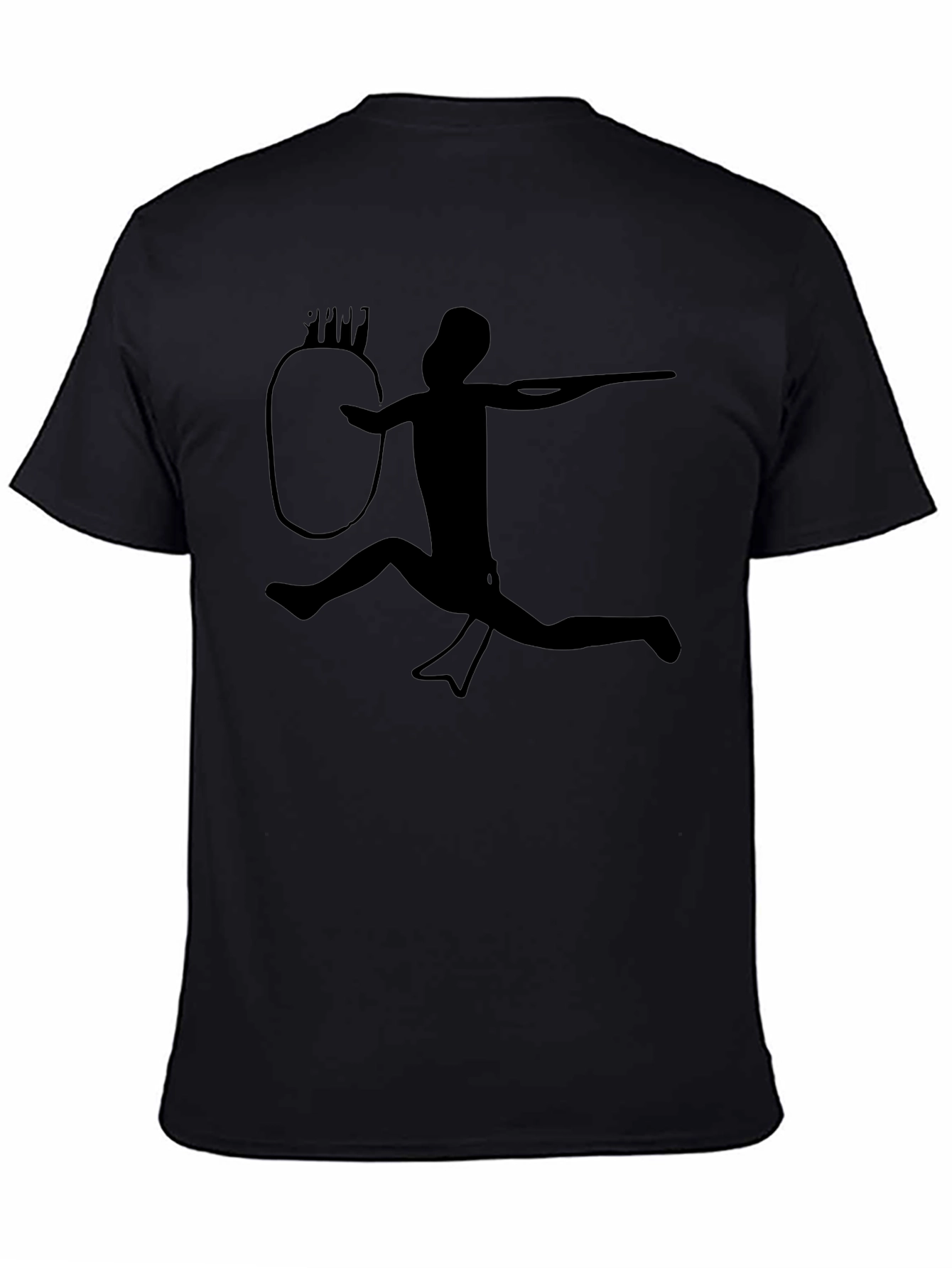 Silhouette Archer Black Graphic T-Shirt
