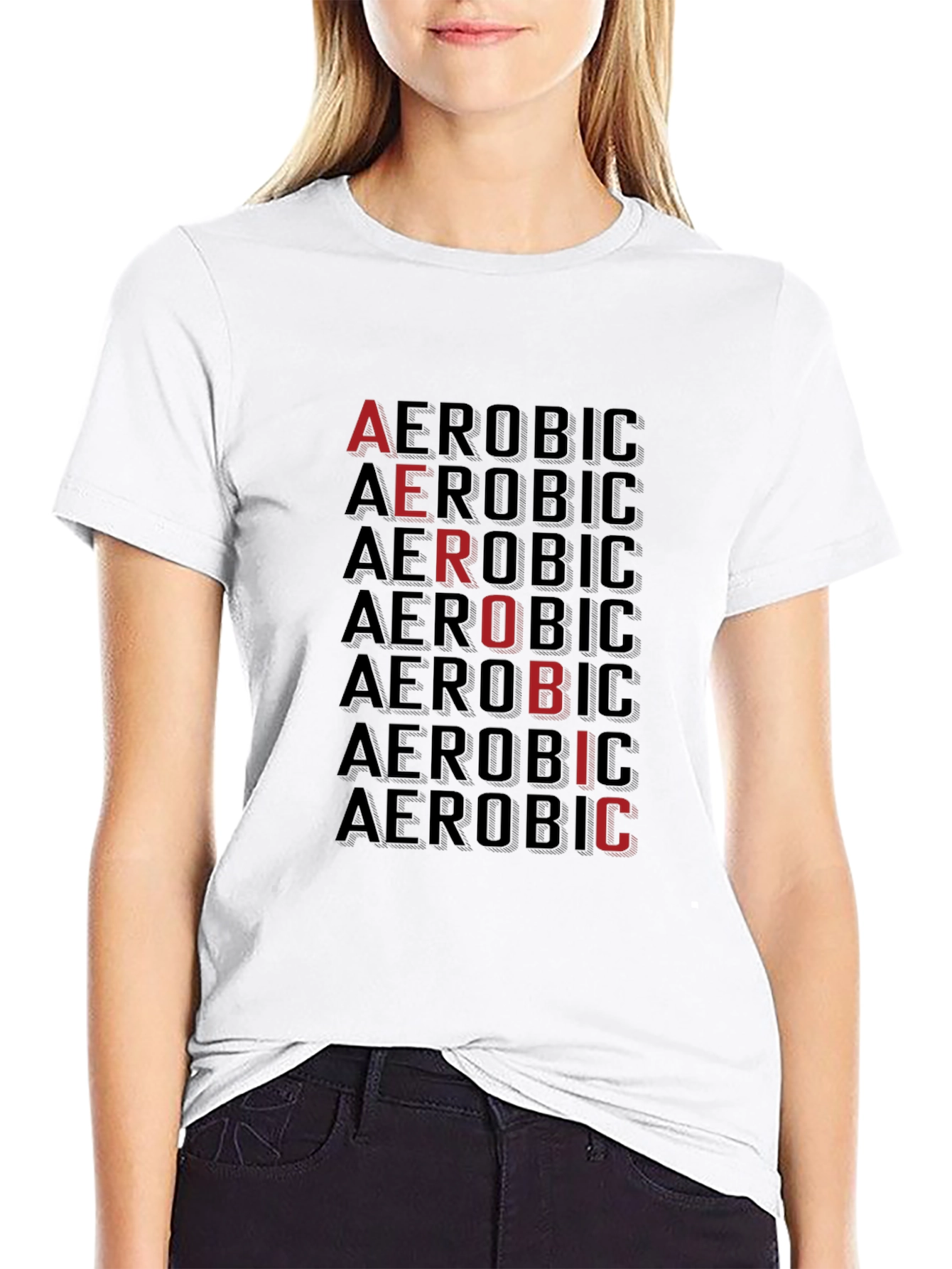 Aerobic Graphic Tee - Mens Black T-Shirt