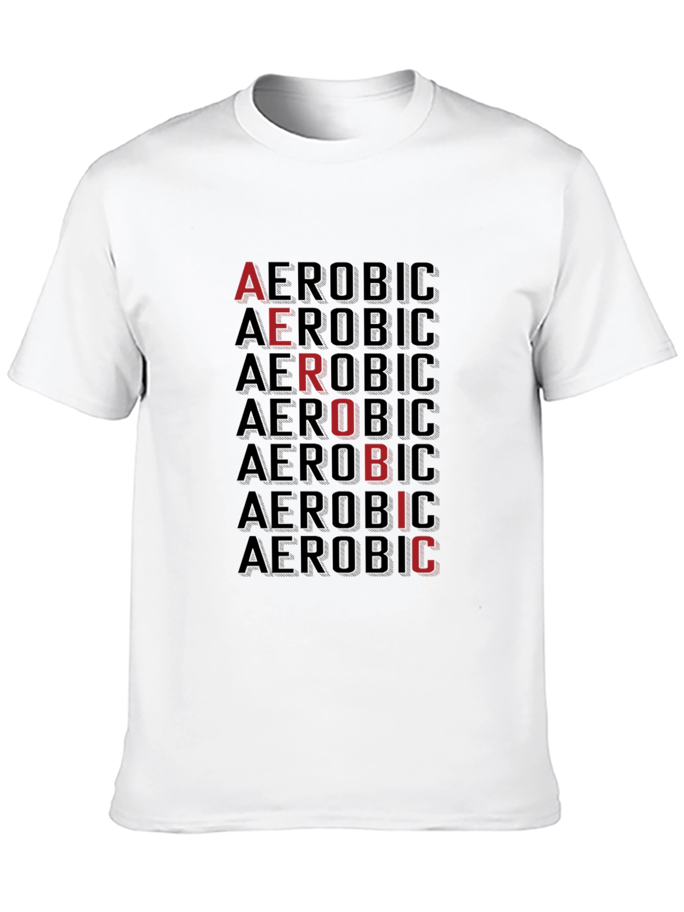 Aerobic Graphic Tee - Mens Black T-Shirt