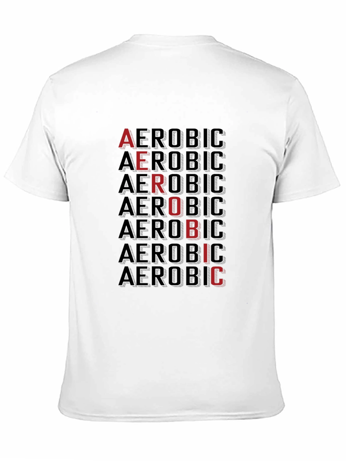 Aerobic Graphic Tee - Mens Black T-Shirt
