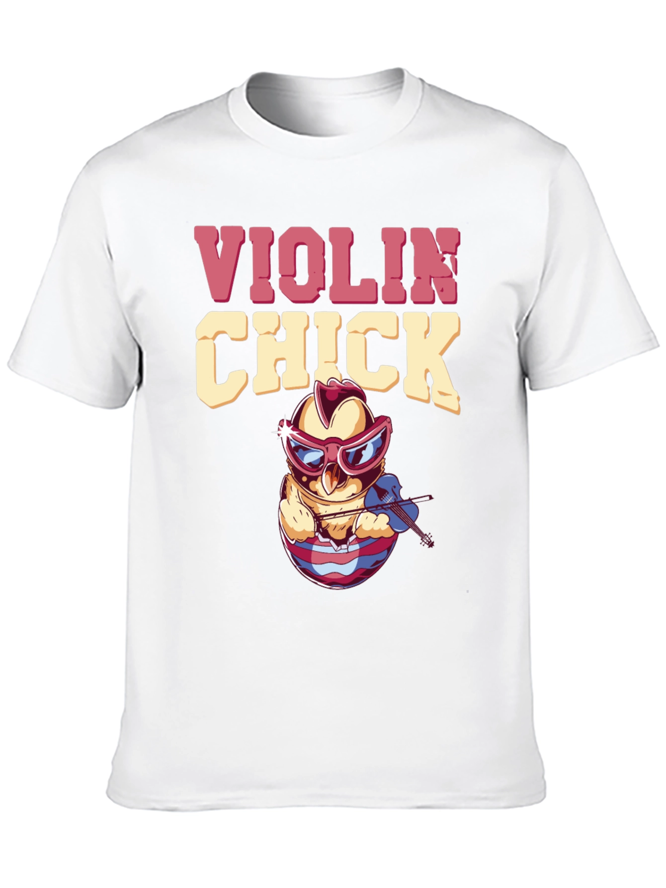 Violin Chick T-Shirt - Musical Humor Tee