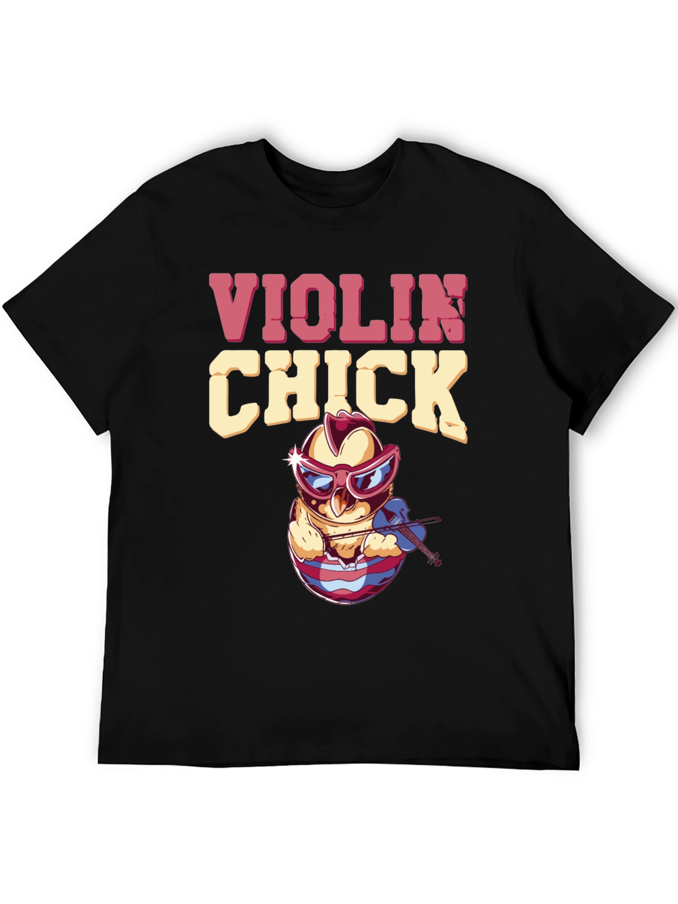Violin Chick T-Shirt - Musical Humor Tee