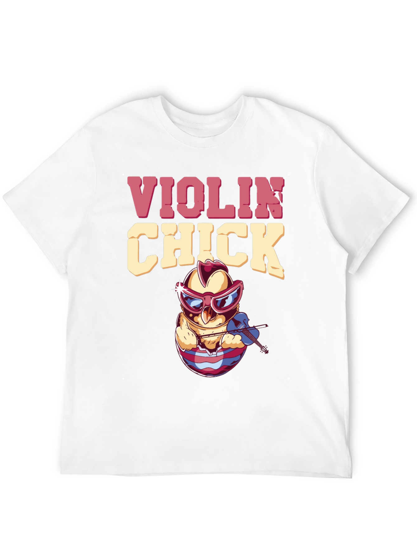 Violin Chick T-Shirt - Musical Humor Tee
