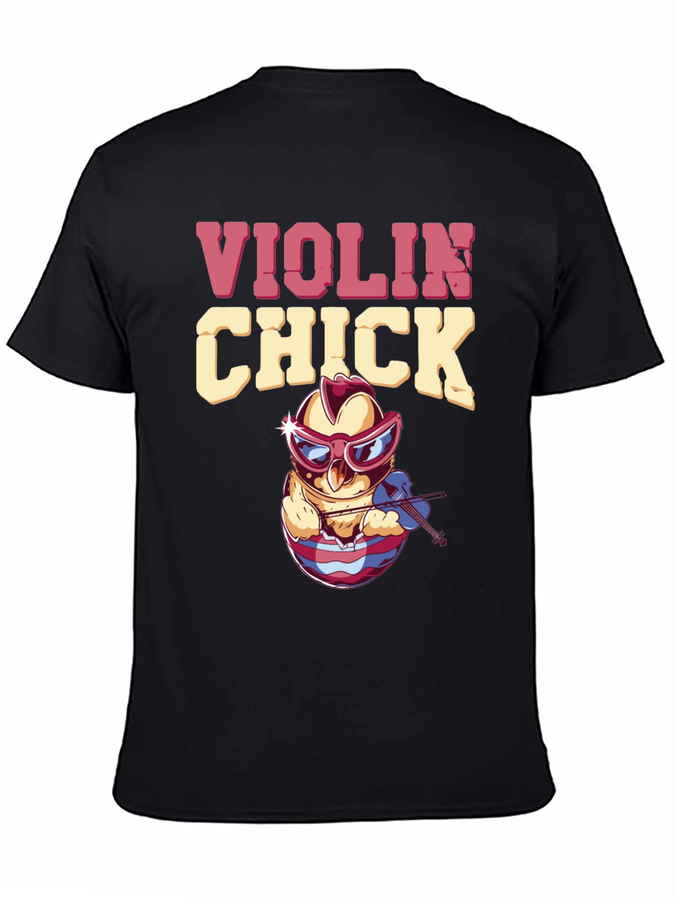 Violin Chick T-Shirt - Musical Humor Tee