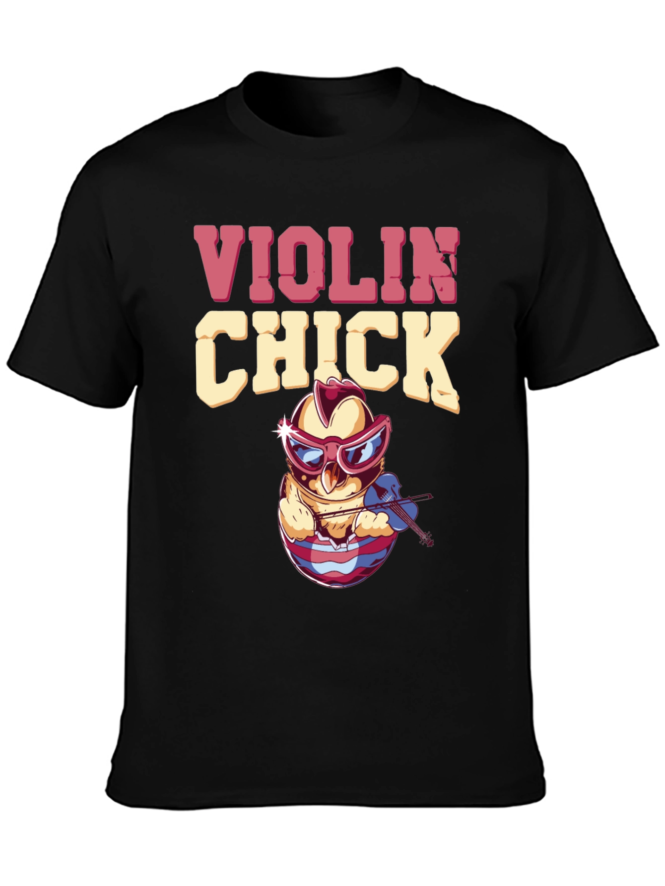 Violin Chick T-Shirt - Musical Humor Tee