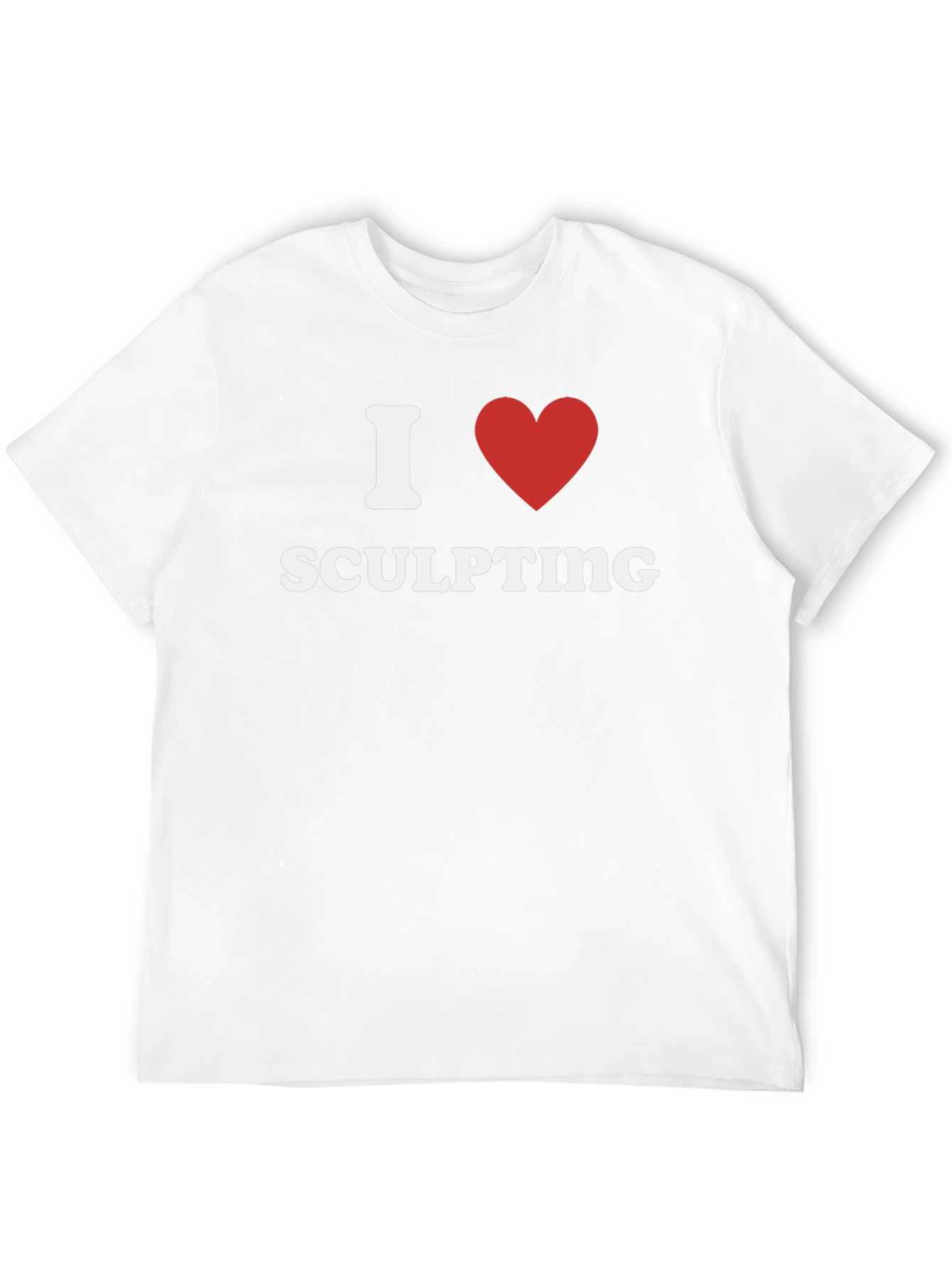 I Heart Sculpting T-Shirt -  Art Lovers Tee