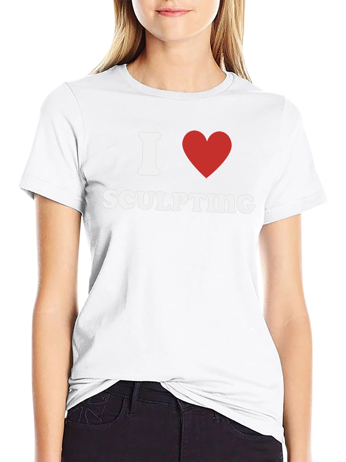 I Heart Sculpting T-Shirt -  Art Lovers Tee