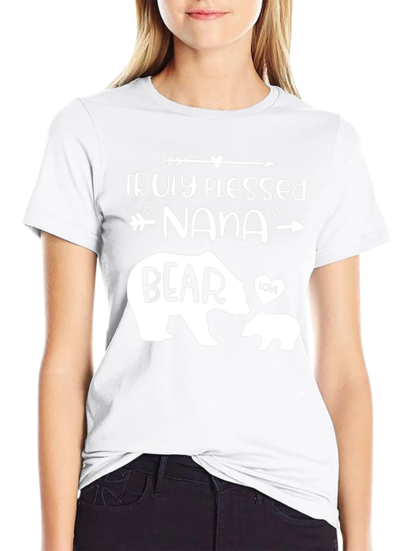 Truly Blessed Nana Bear Graphic Tee