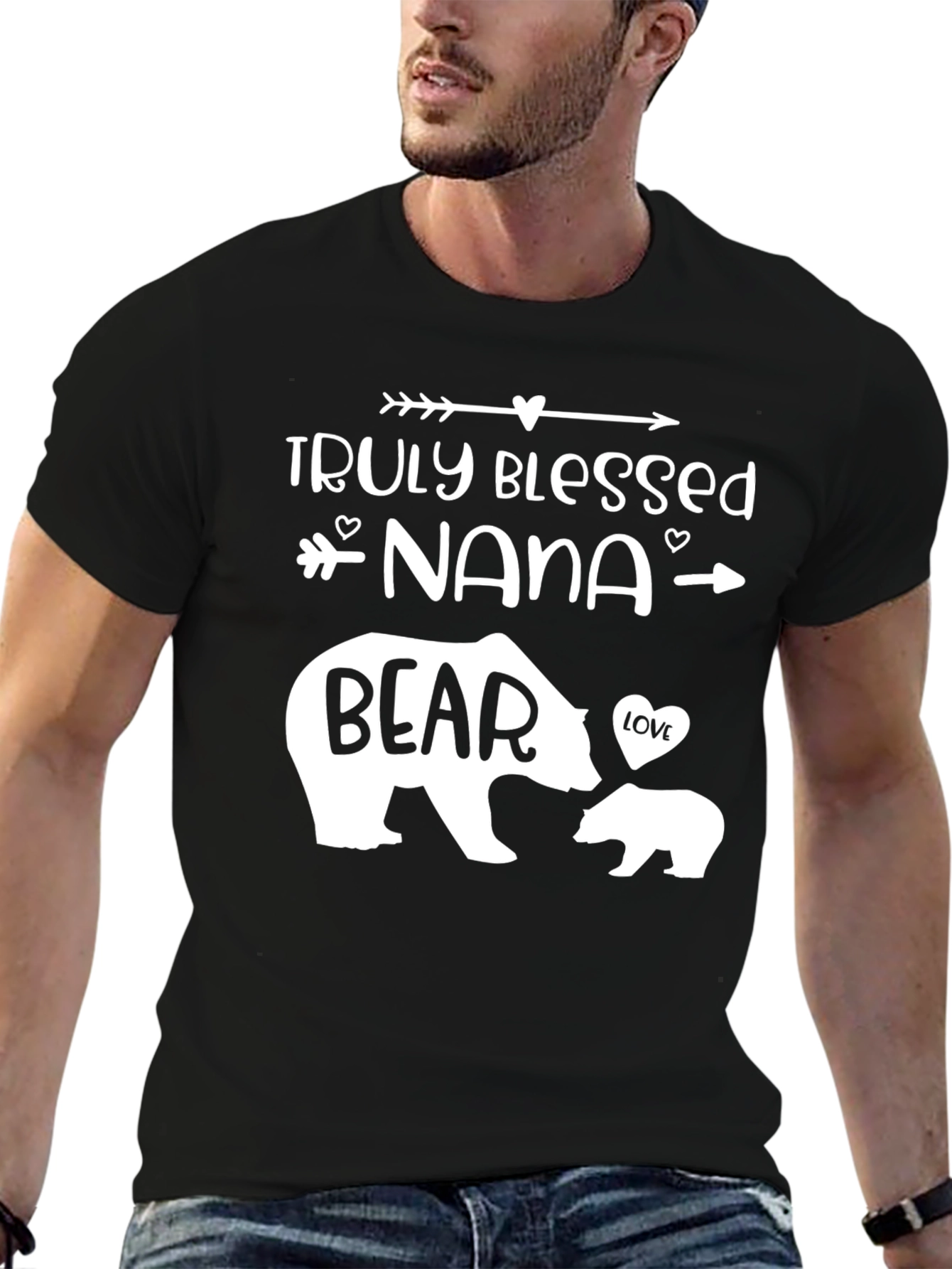 Truly Blessed Nana Bear Graphic Tee