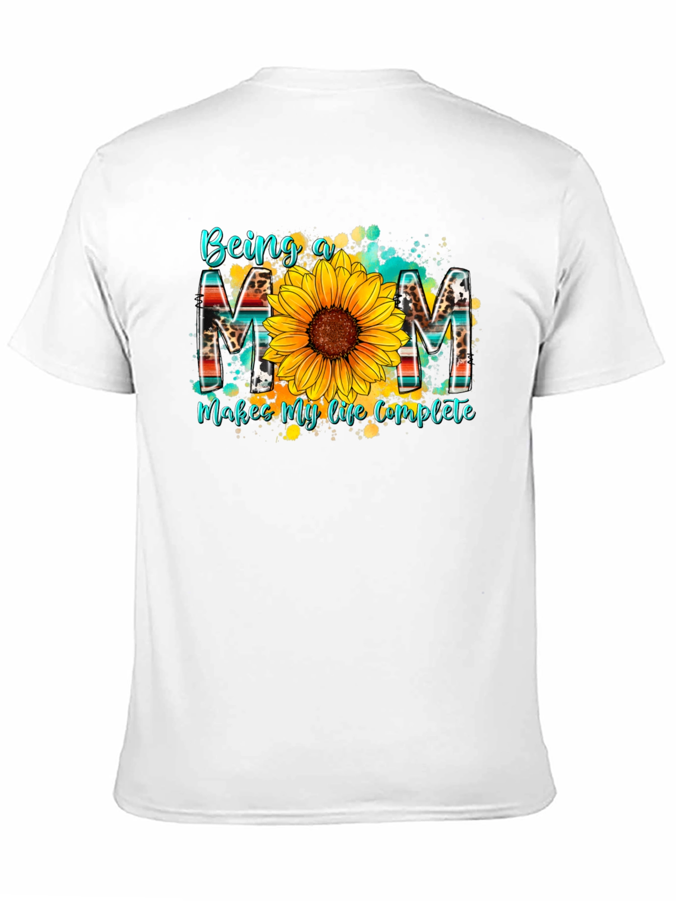 Being a Mom T-Shirt - Sunflower Design