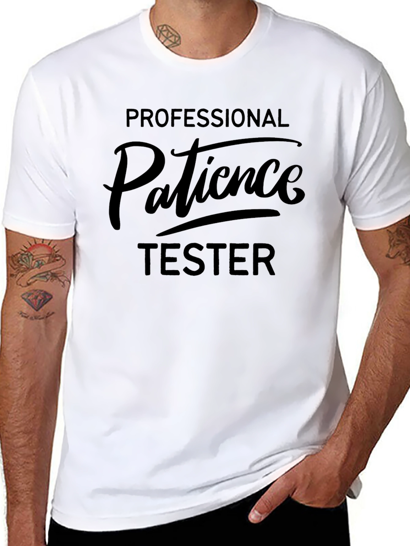 Professional Patience Tester Graphic T-Shirt