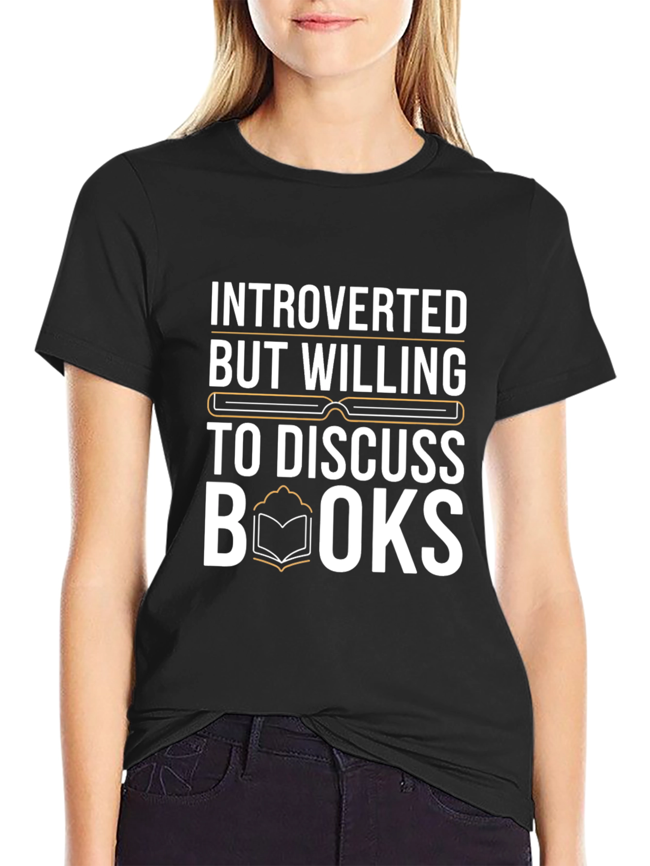 Introverted Book Lover T-Shirt - Discuss Books