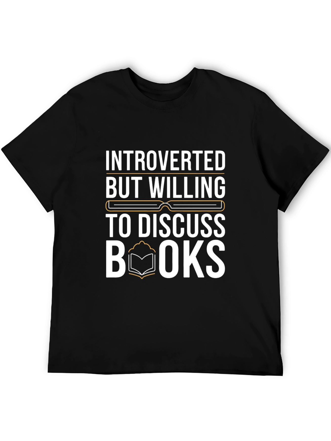 Introverted Book Lover T-Shirt - Discuss Books