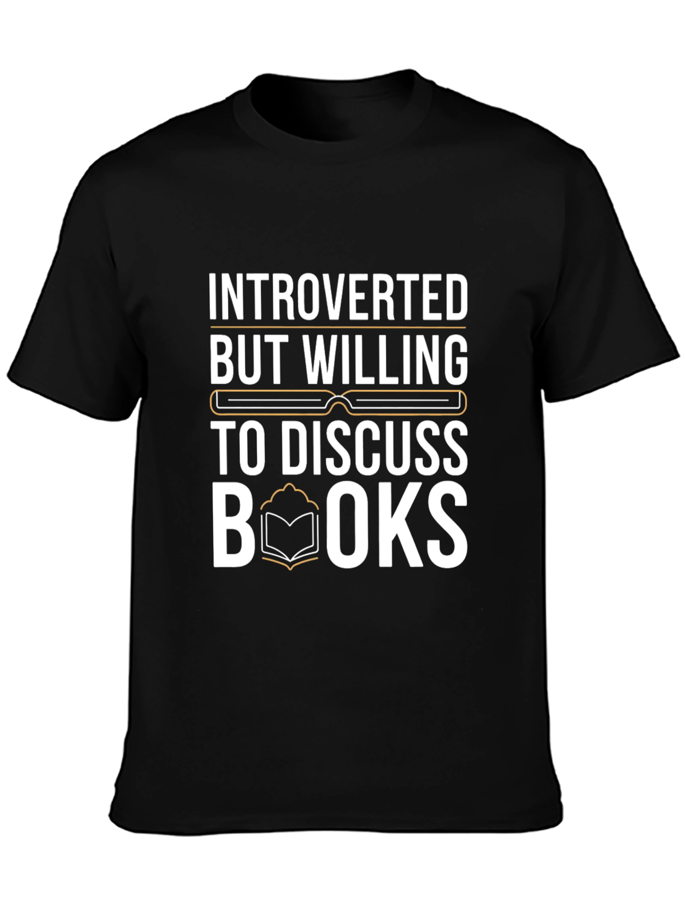 Introverted Book Lover T-Shirt - Discuss Books