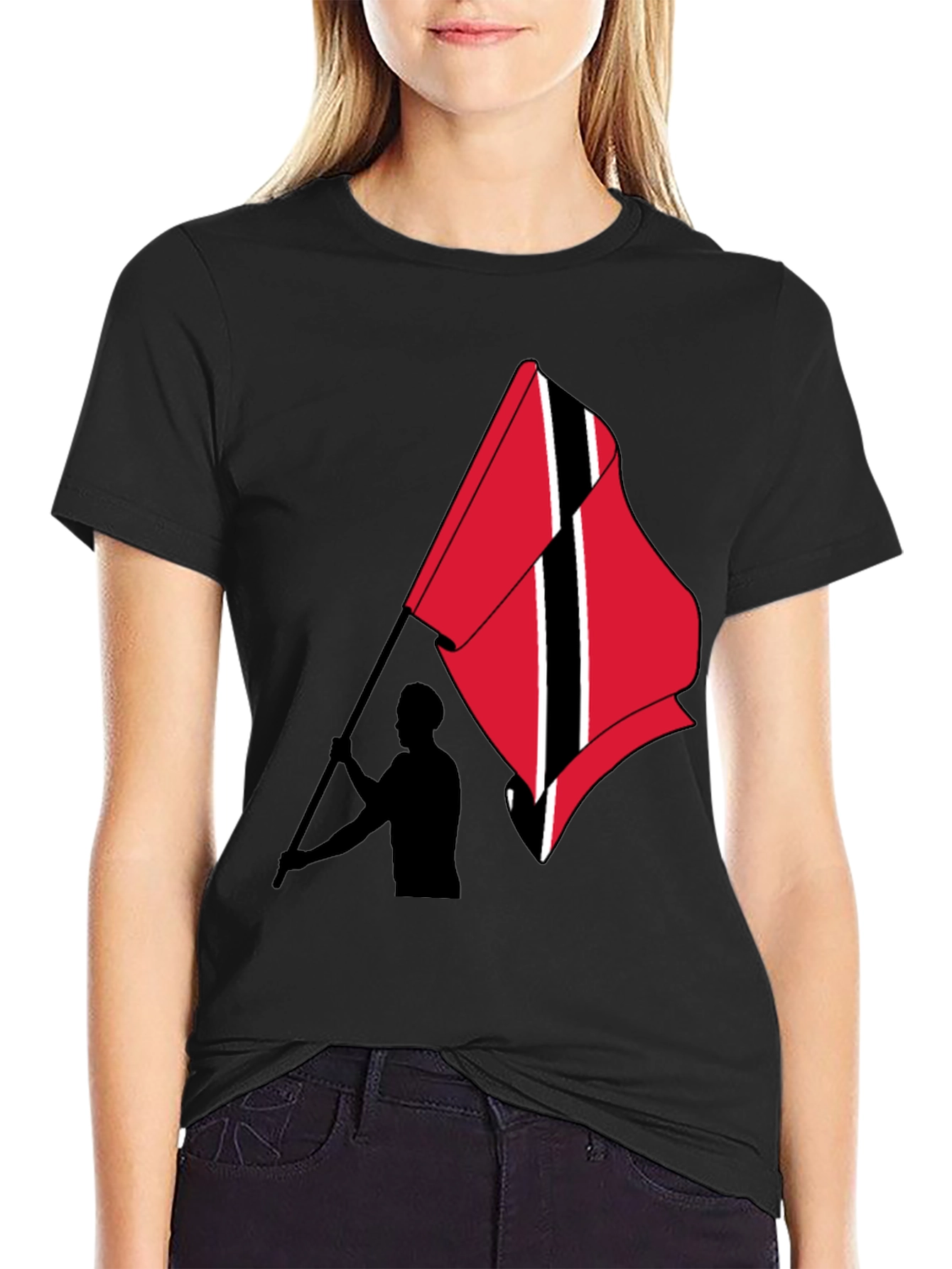 Trinidad & Tobago Flag T-Shirt Black