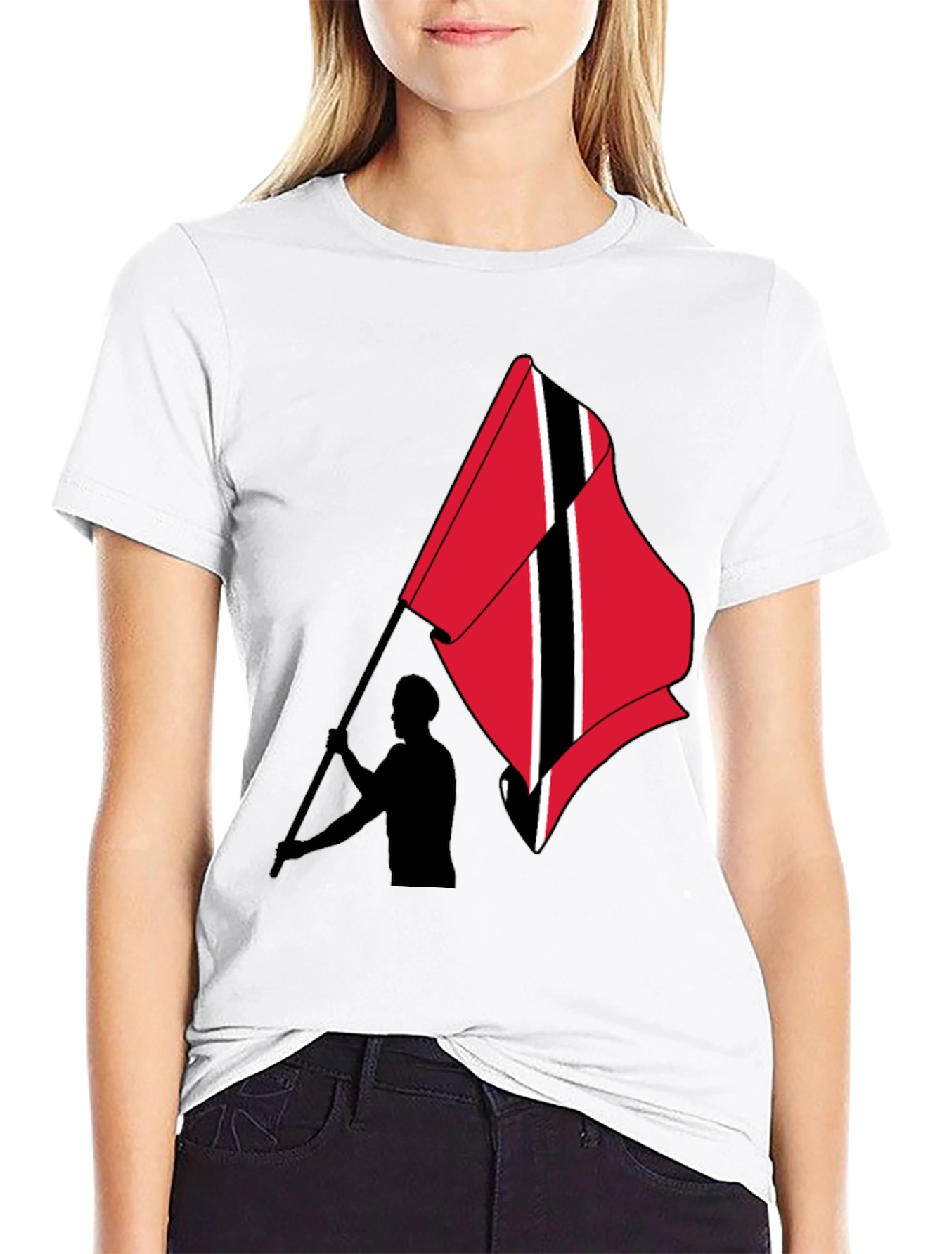 Trinidad & Tobago Flag T-Shirt Black
