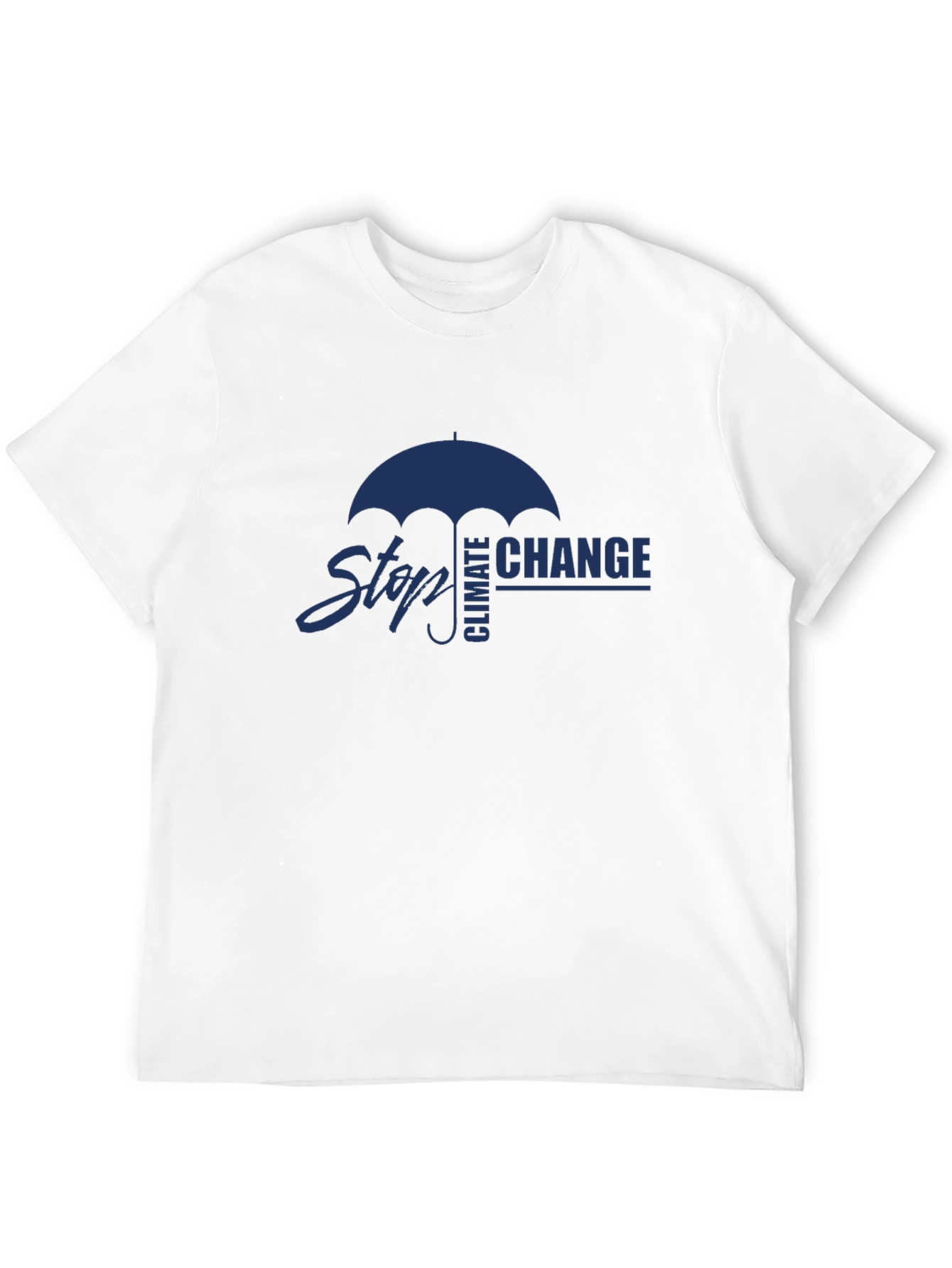 Stop Climate Change T-Shirt -  Eco-Friendly Fashion