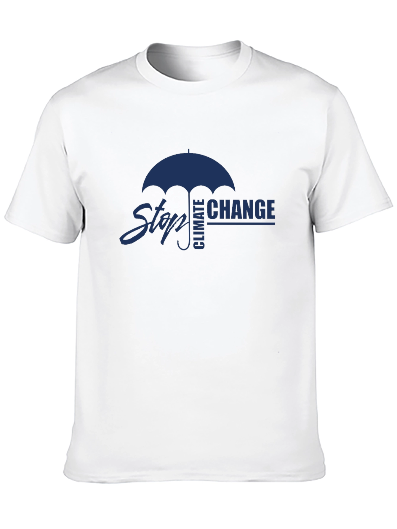 Stop Climate Change T-Shirt -  Eco-Friendly Fashion