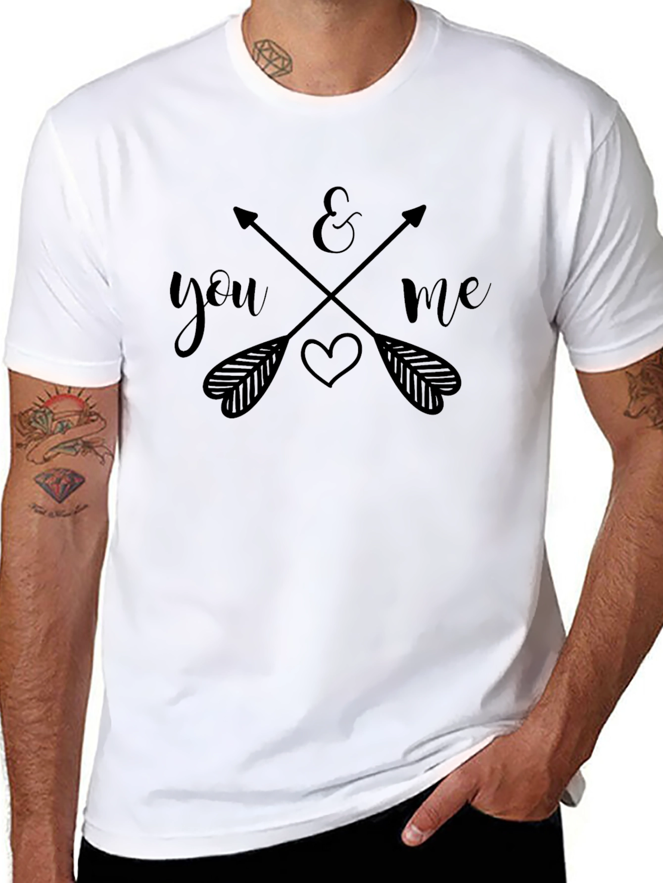 You & Me Arrows Graphic T-Shirt