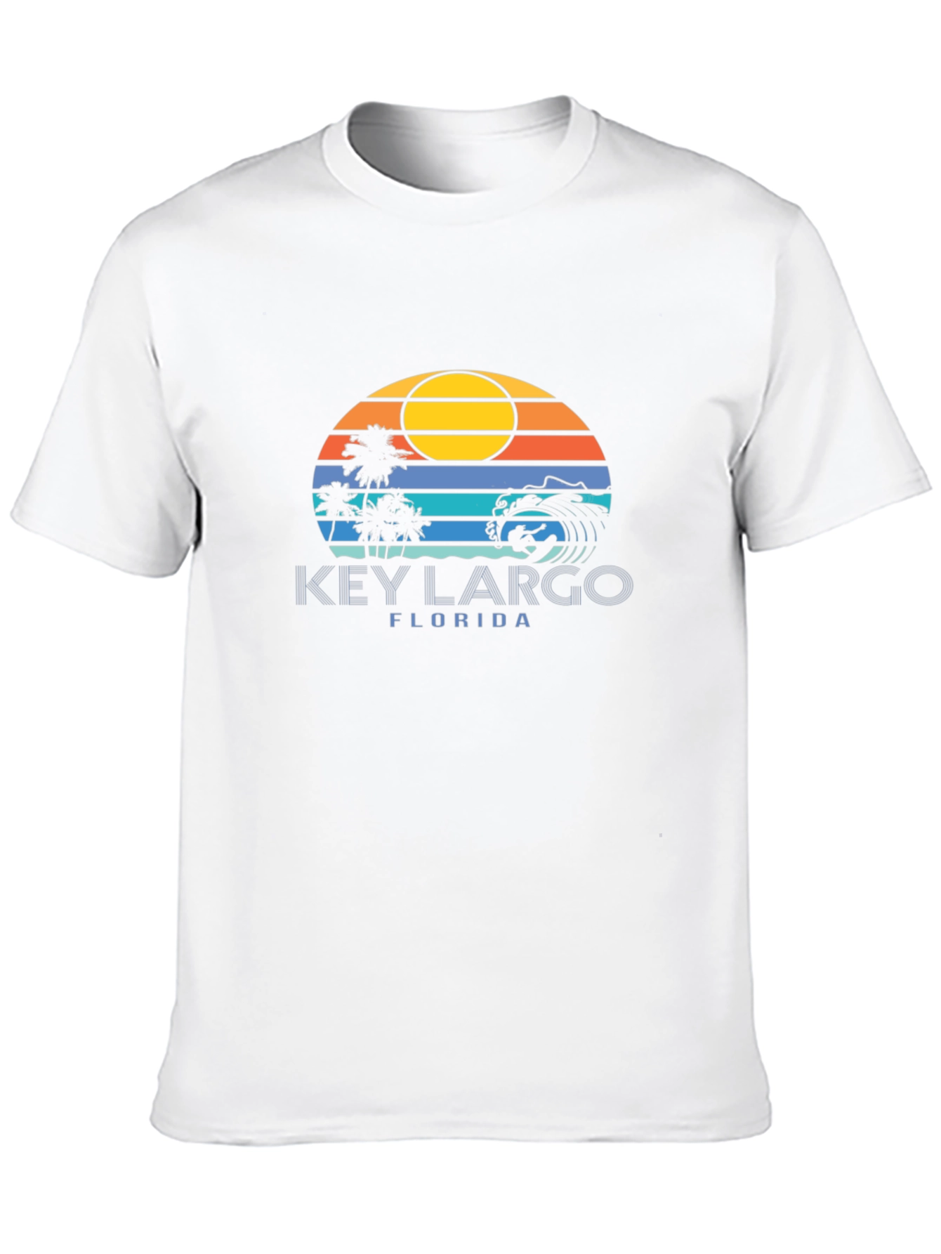 Key Largo Florida T-Shirt - Beach Sunset Tee