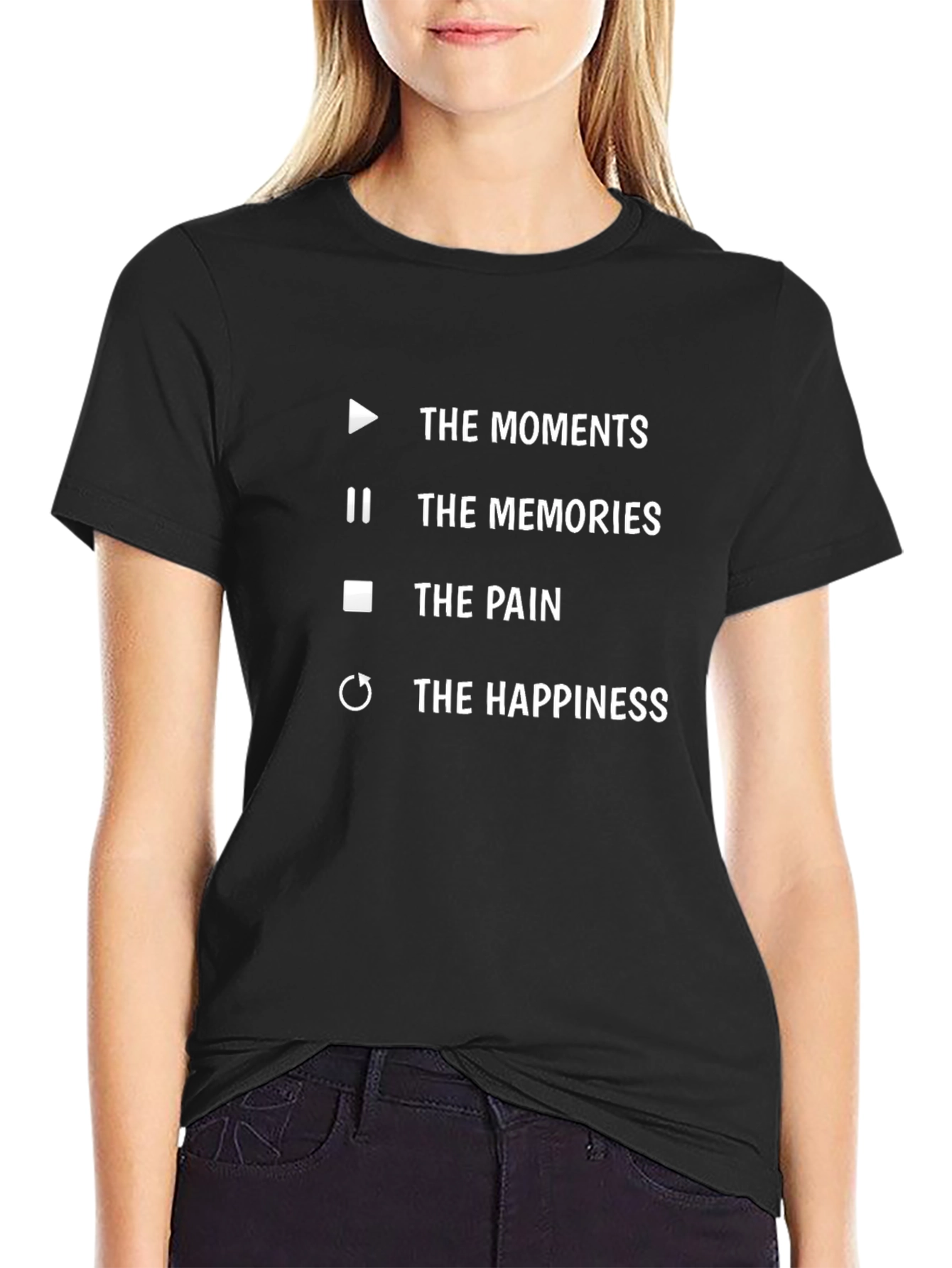 Moments Memories Pain Happiness Graphic Tee