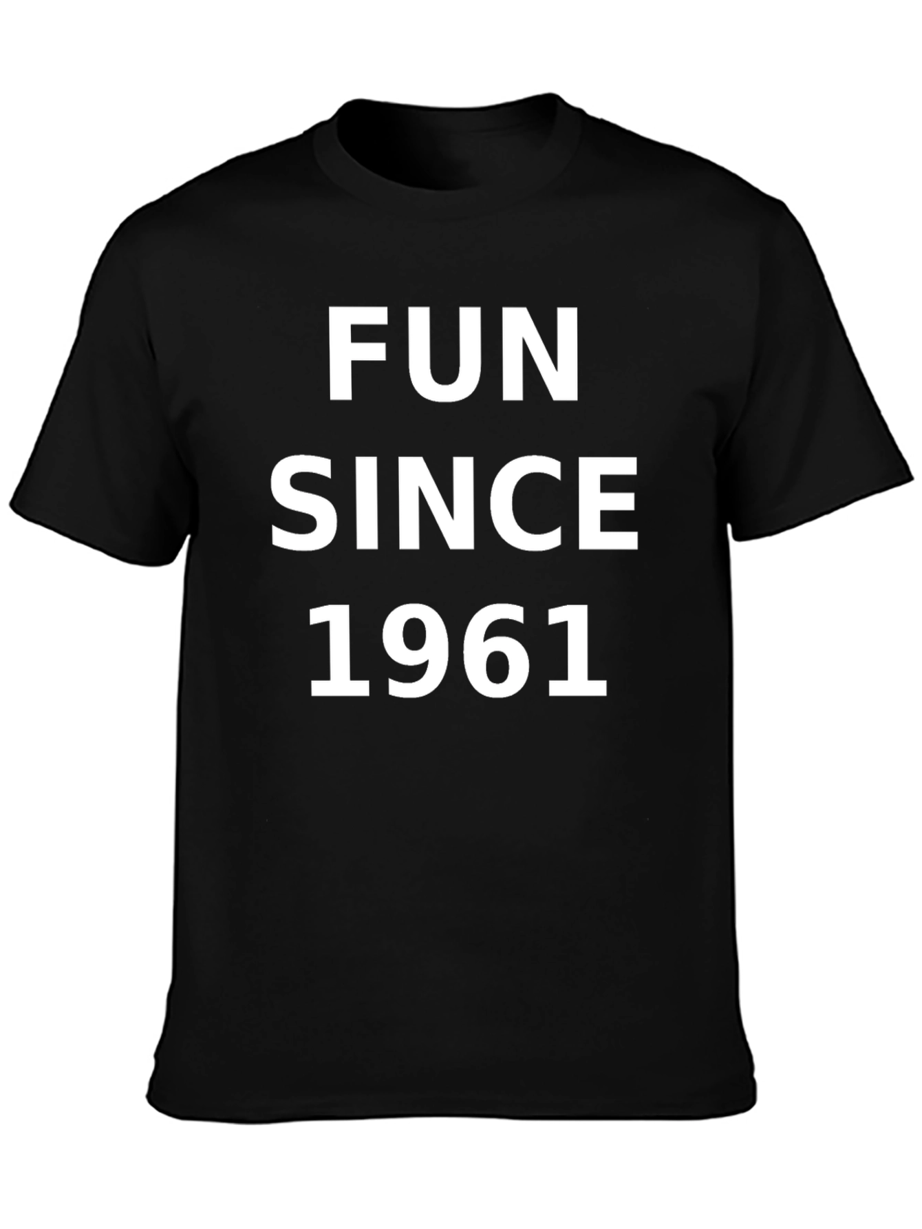 Fun Since 1961 Graphic Tee - Black