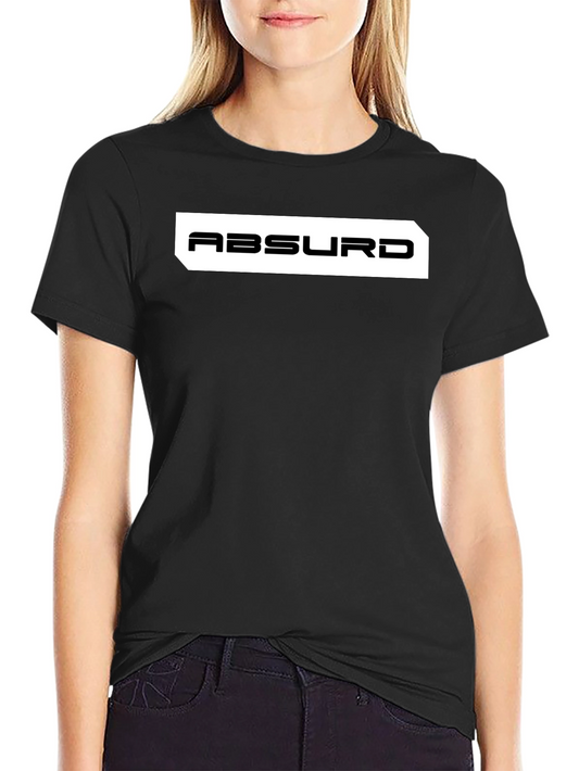 Absurd Black Graphic Tee - Modern Style
