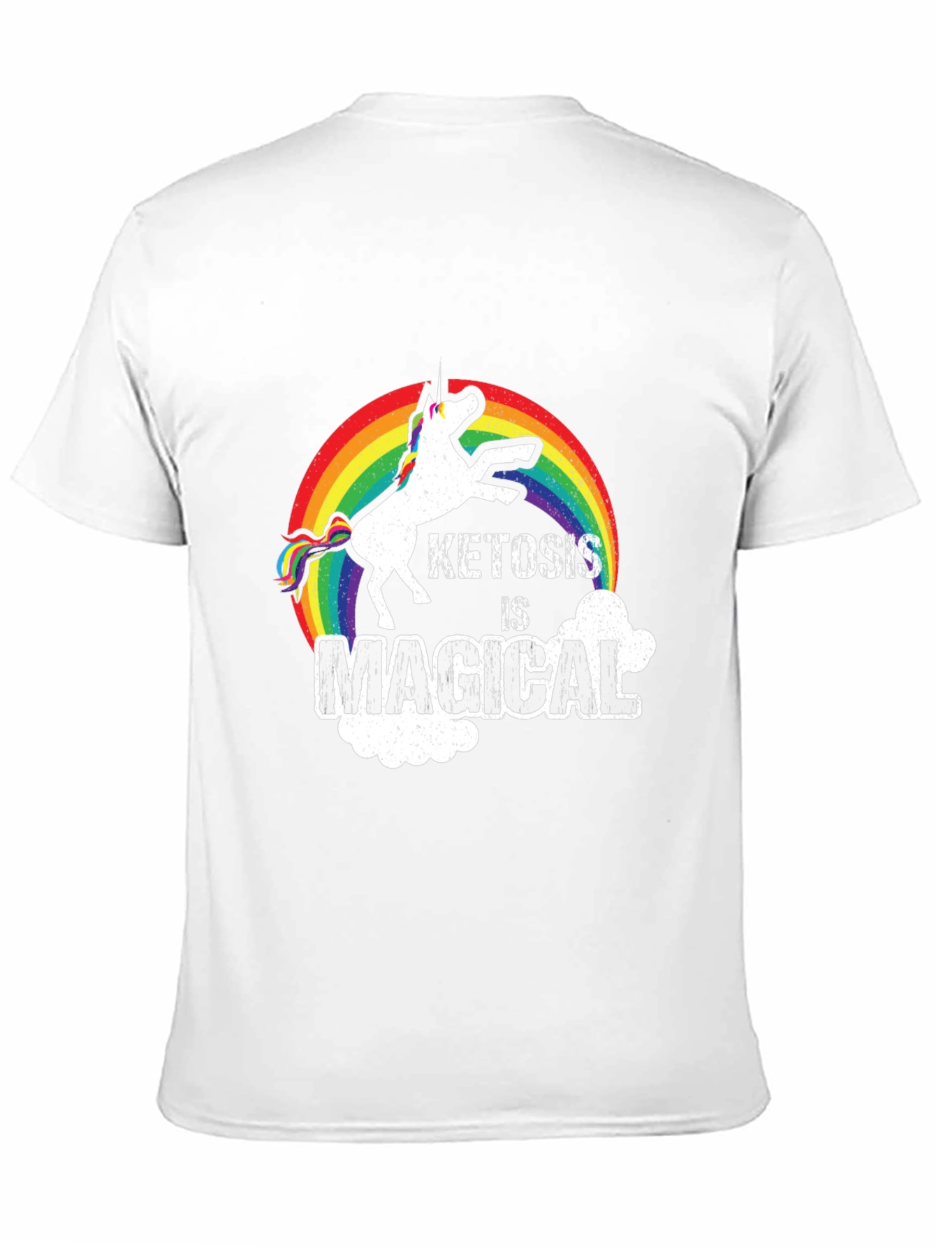 Ketosis is Magical Unicorn Rainbow T-Shirt