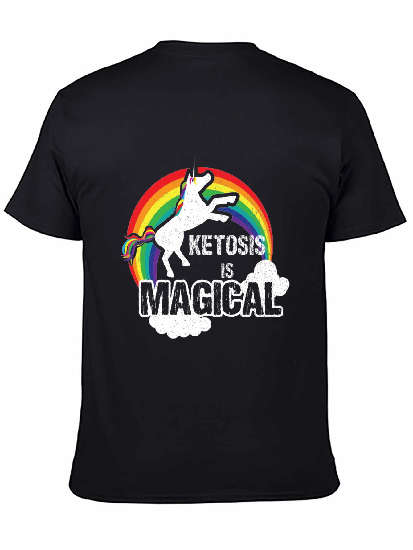 Ketosis is Magical Unicorn Rainbow T-Shirt