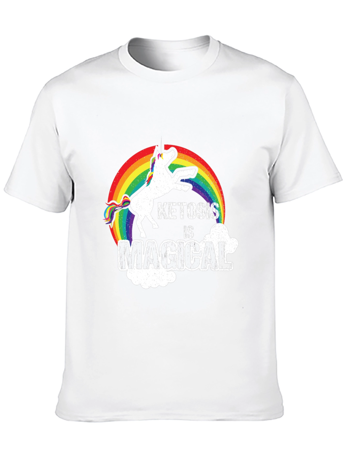 Ketosis is Magical Unicorn Rainbow T-Shirt