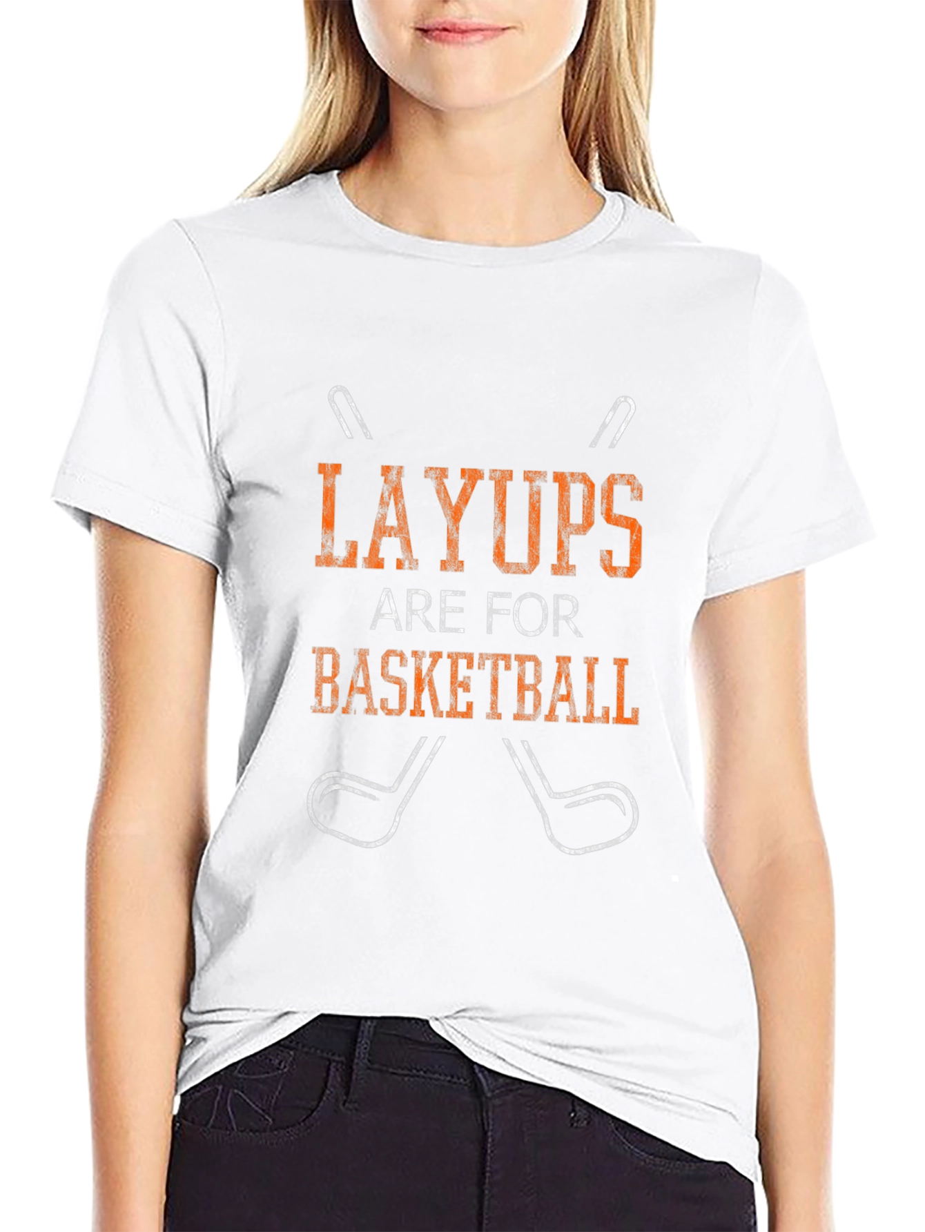 Layups Are For Basketball - Novelty Golf T-Shirt